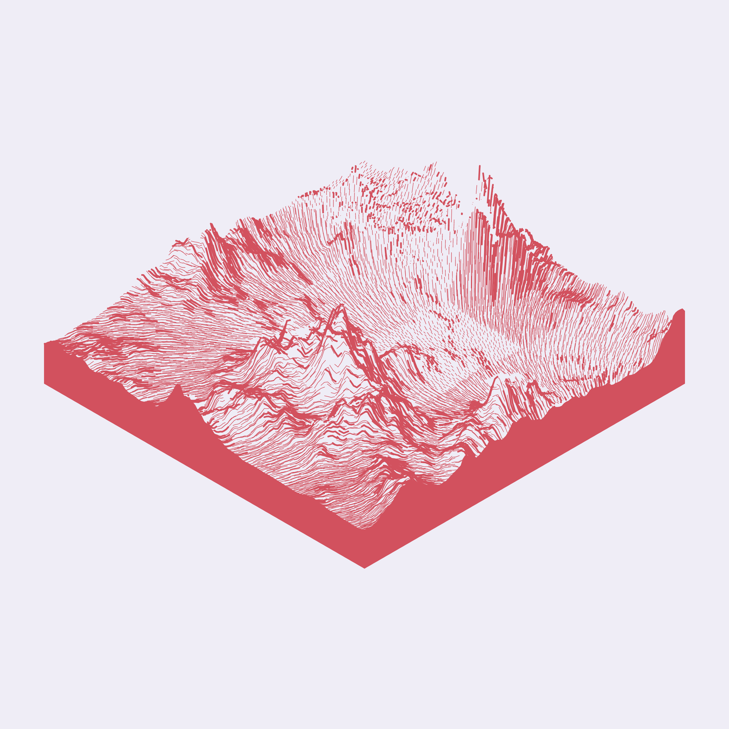 Art Blocks - Art Blocks v2 - Subscapes #5 - NFT # 53000005