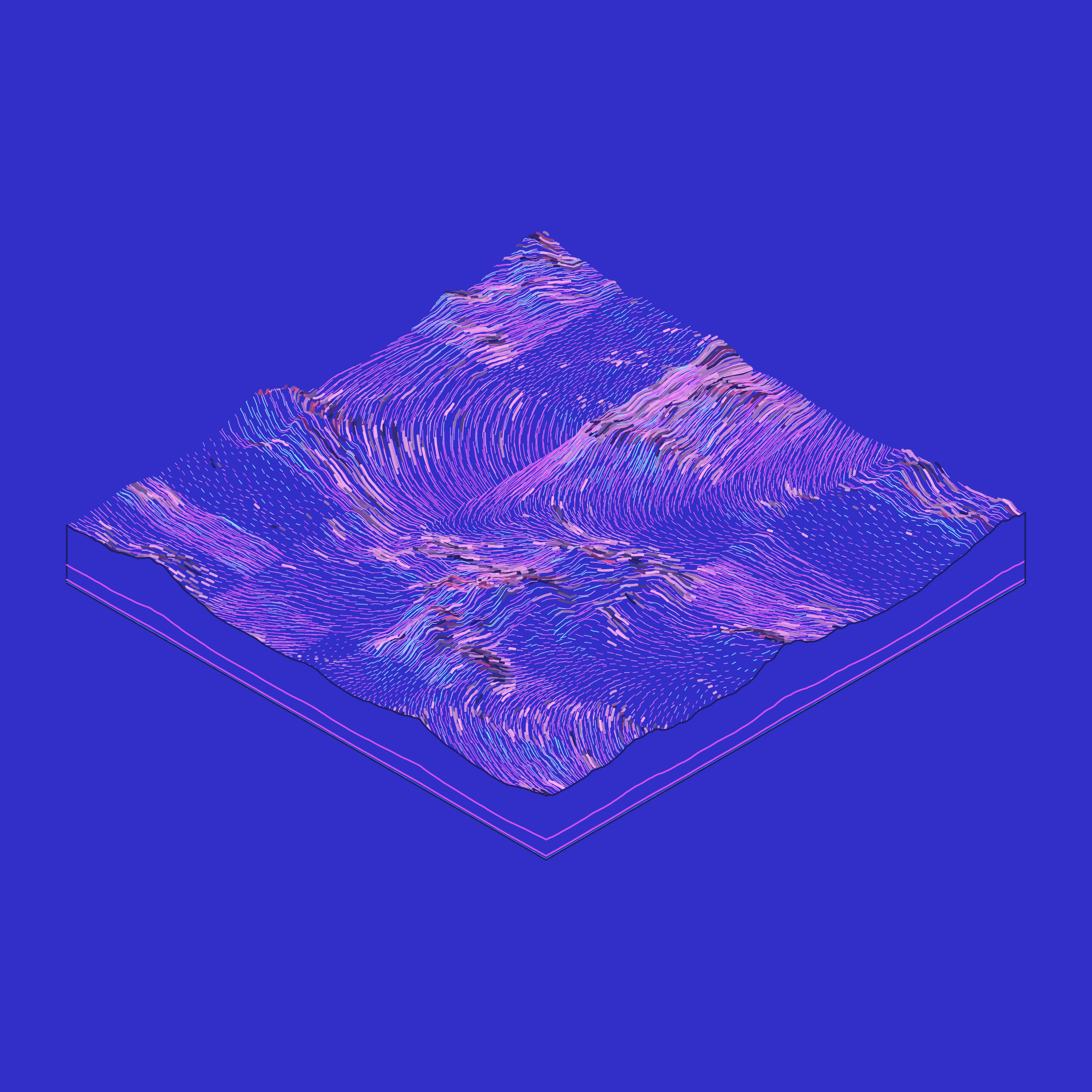 Art Blocks - Art Blocks v2 - Subscapes #6 - NFT # 53000006