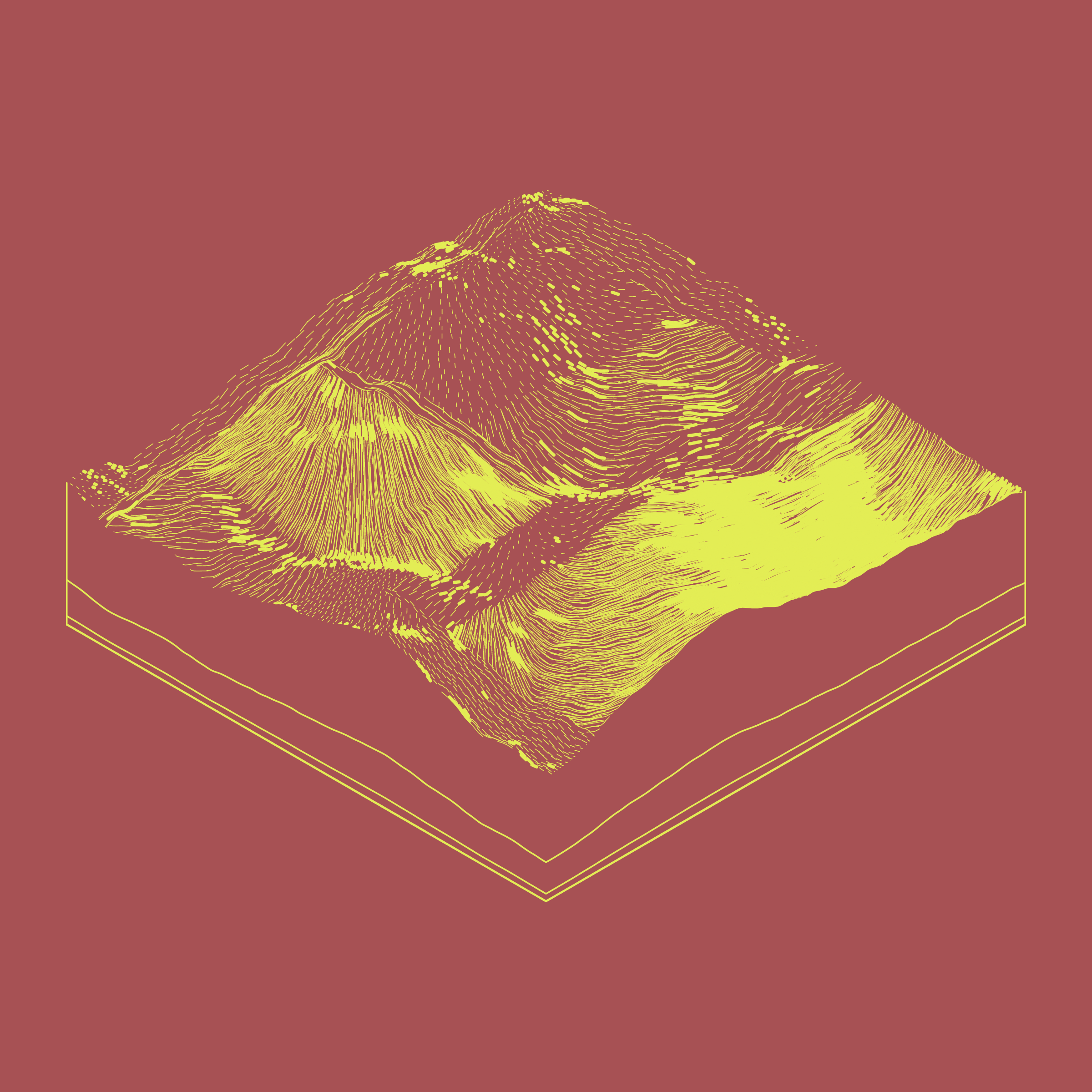 Art Blocks - Art Blocks v2 - Subscapes #8 - NFT # 53000008