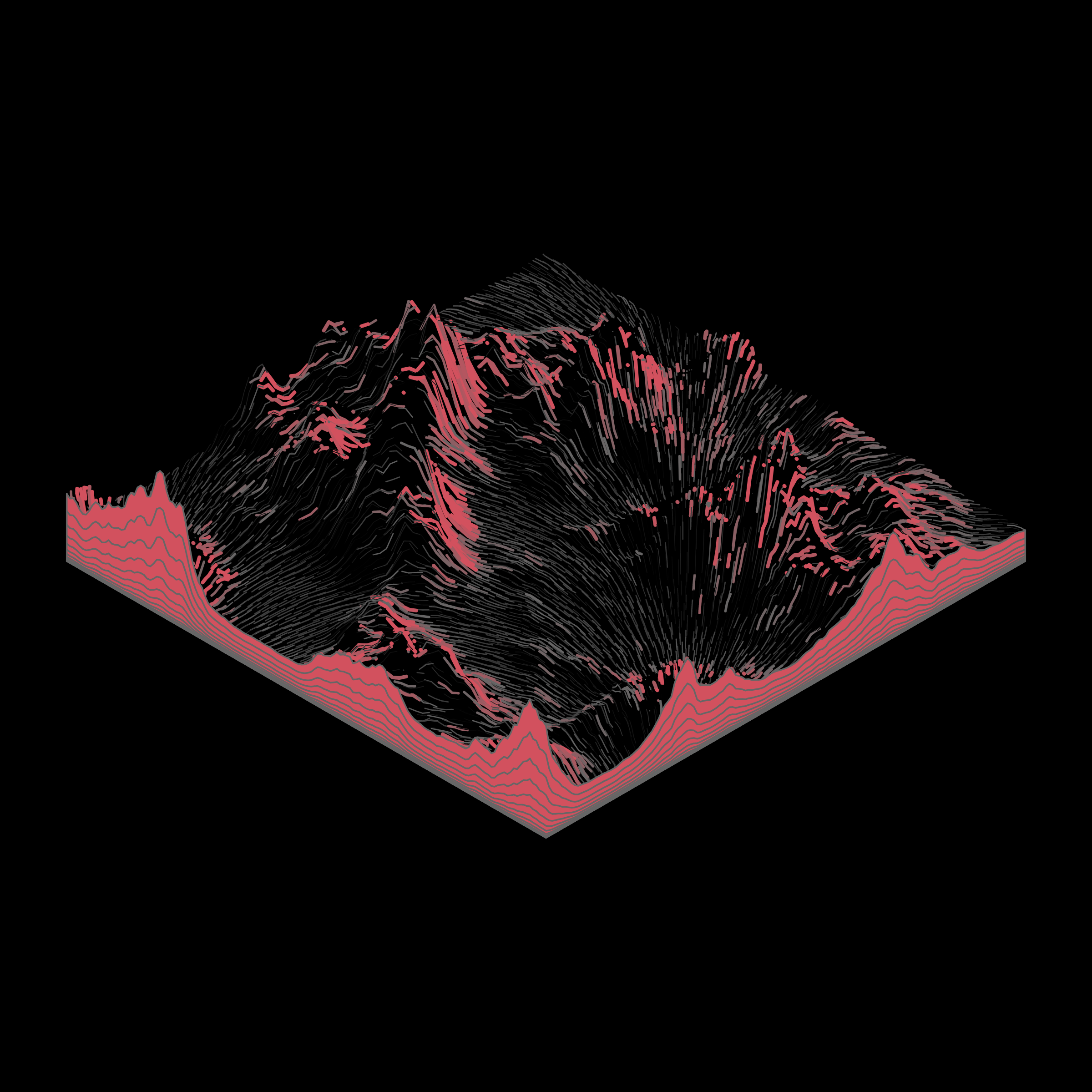 Art Blocks - Art Blocks v2 - Subscapes #10 - NFT # 53000010