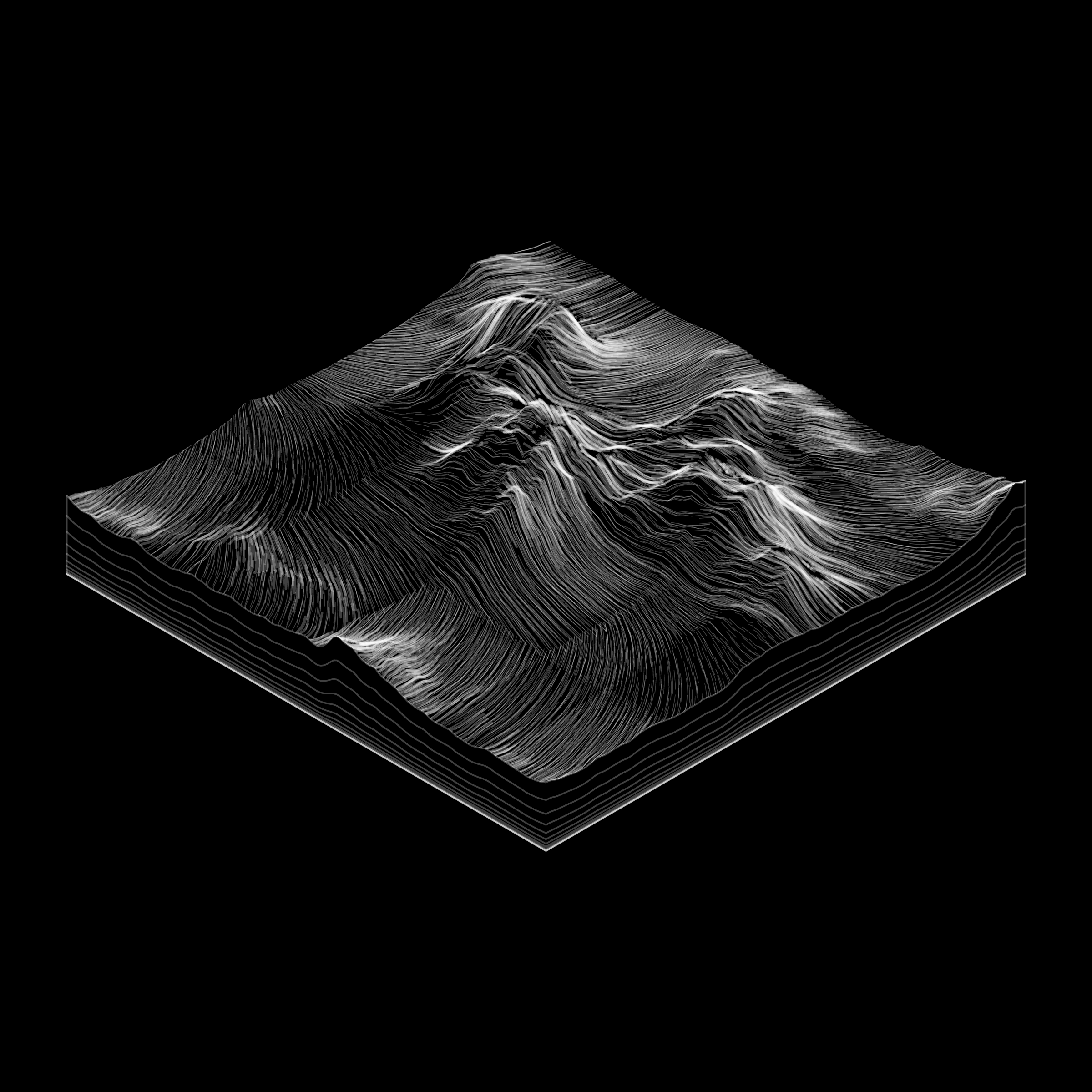 Art Blocks - Art Blocks v2 - Subscapes #11 - NFT # 53000011