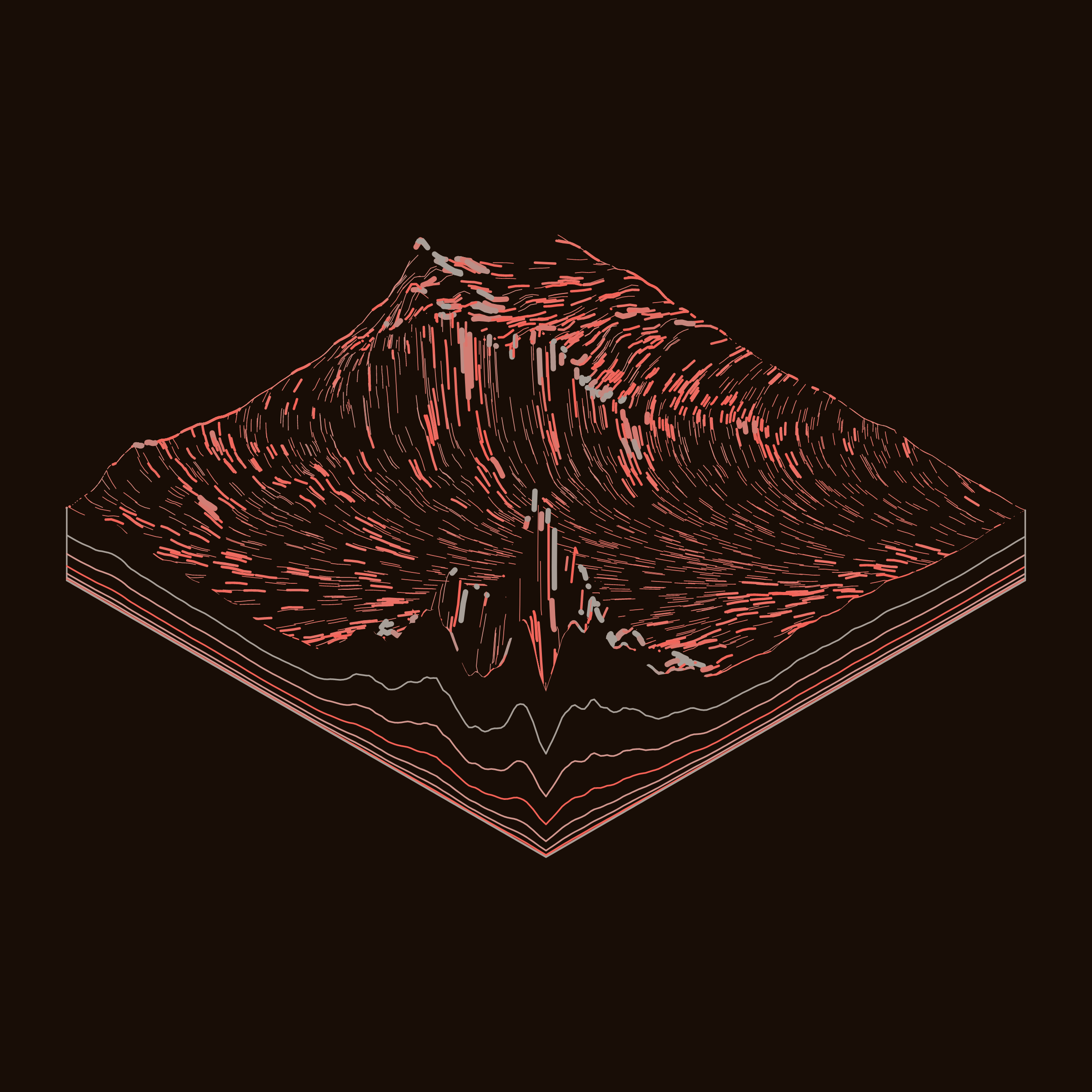 Art Blocks - Art Blocks v2 - Subscapes #14 - NFT # 53000014