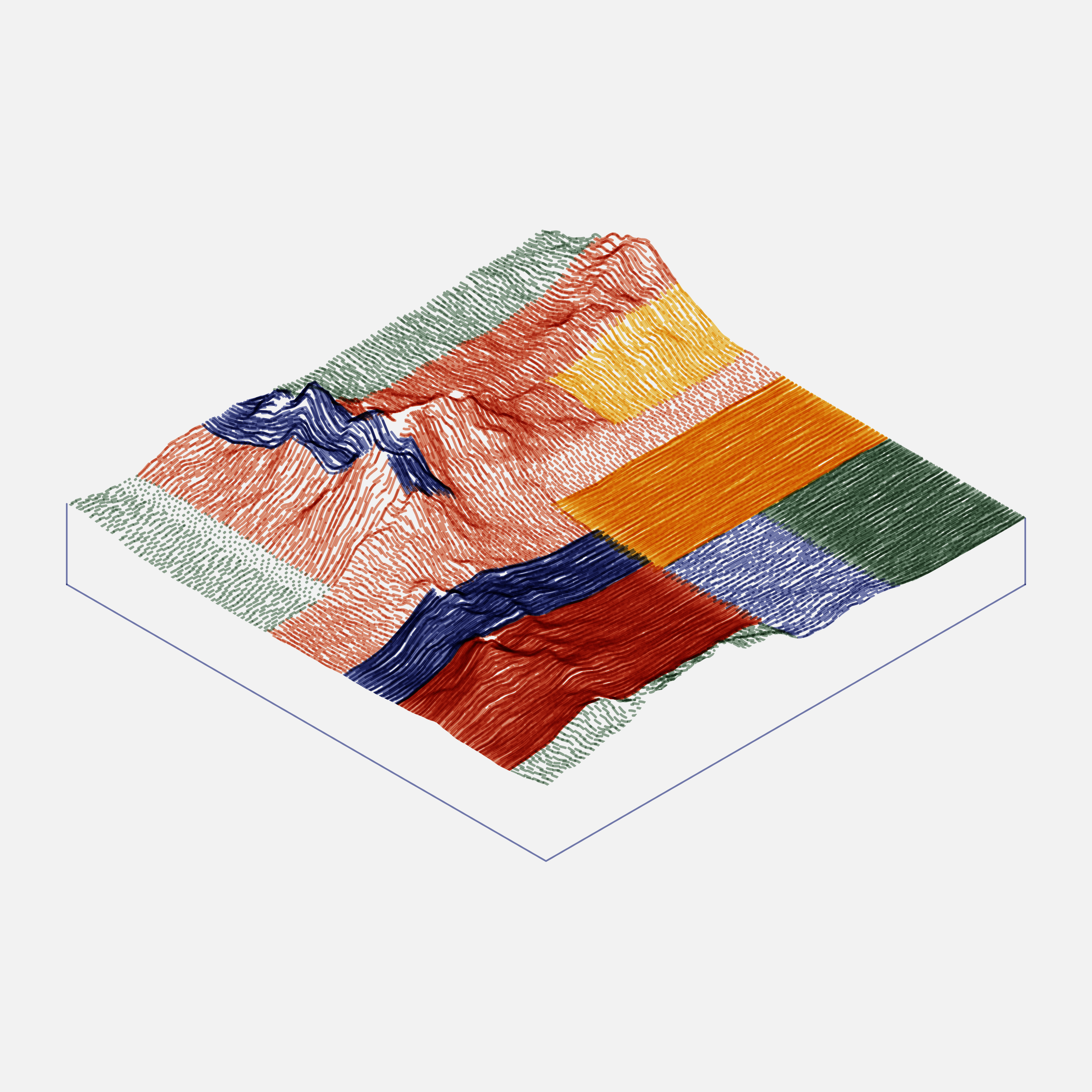 Art Blocks - Art Blocks v2 - Subscapes #15 - NFT # 53000015