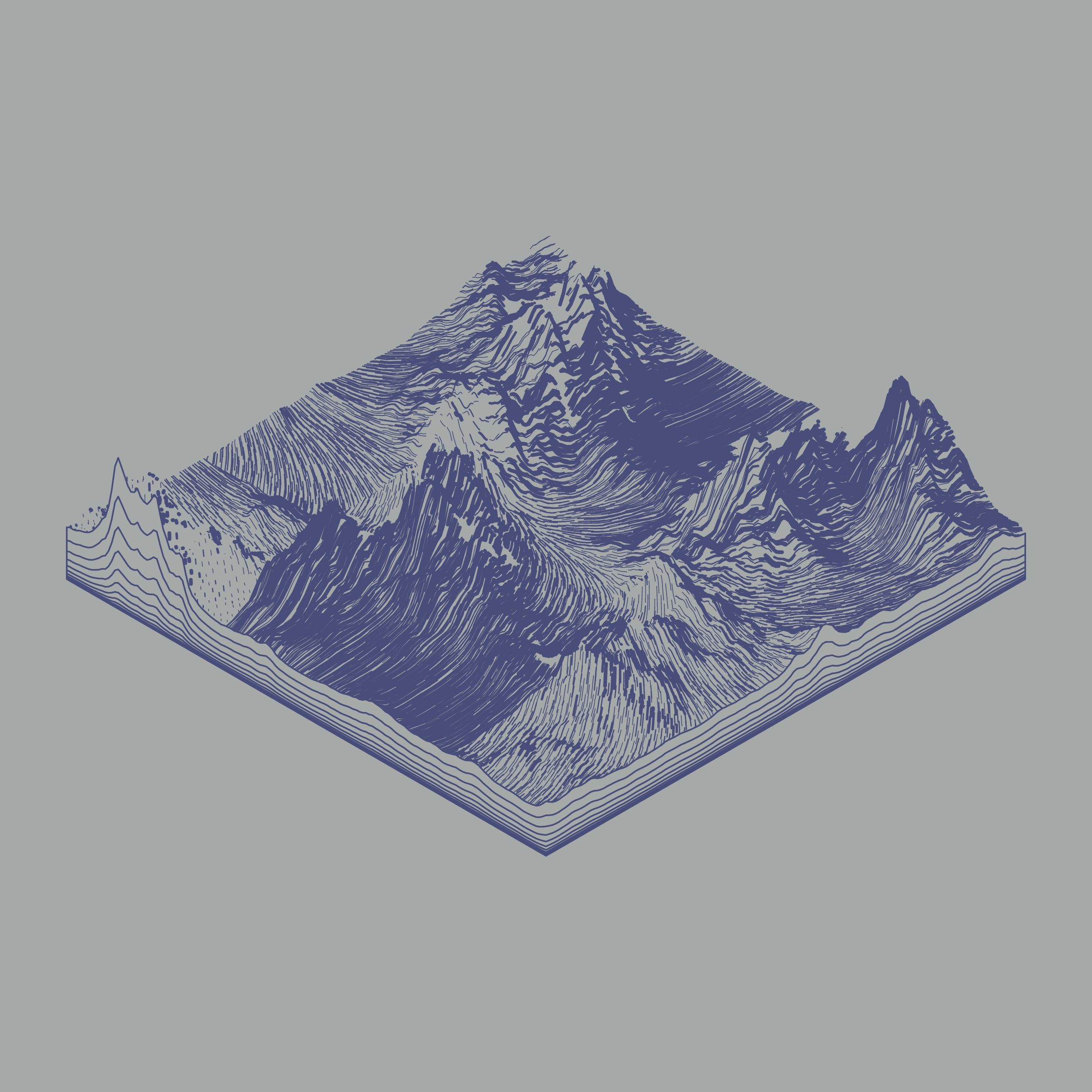 Art Blocks - Art Blocks v2 - Subscapes #18 - NFT # 53000018