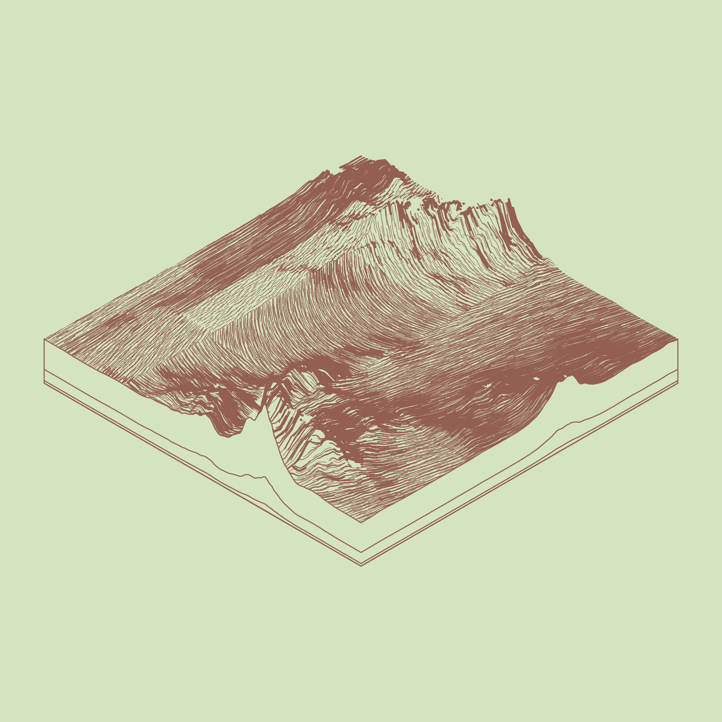 Art Blocks - Art Blocks v2 - Subscapes #20 - NFT # 53000020