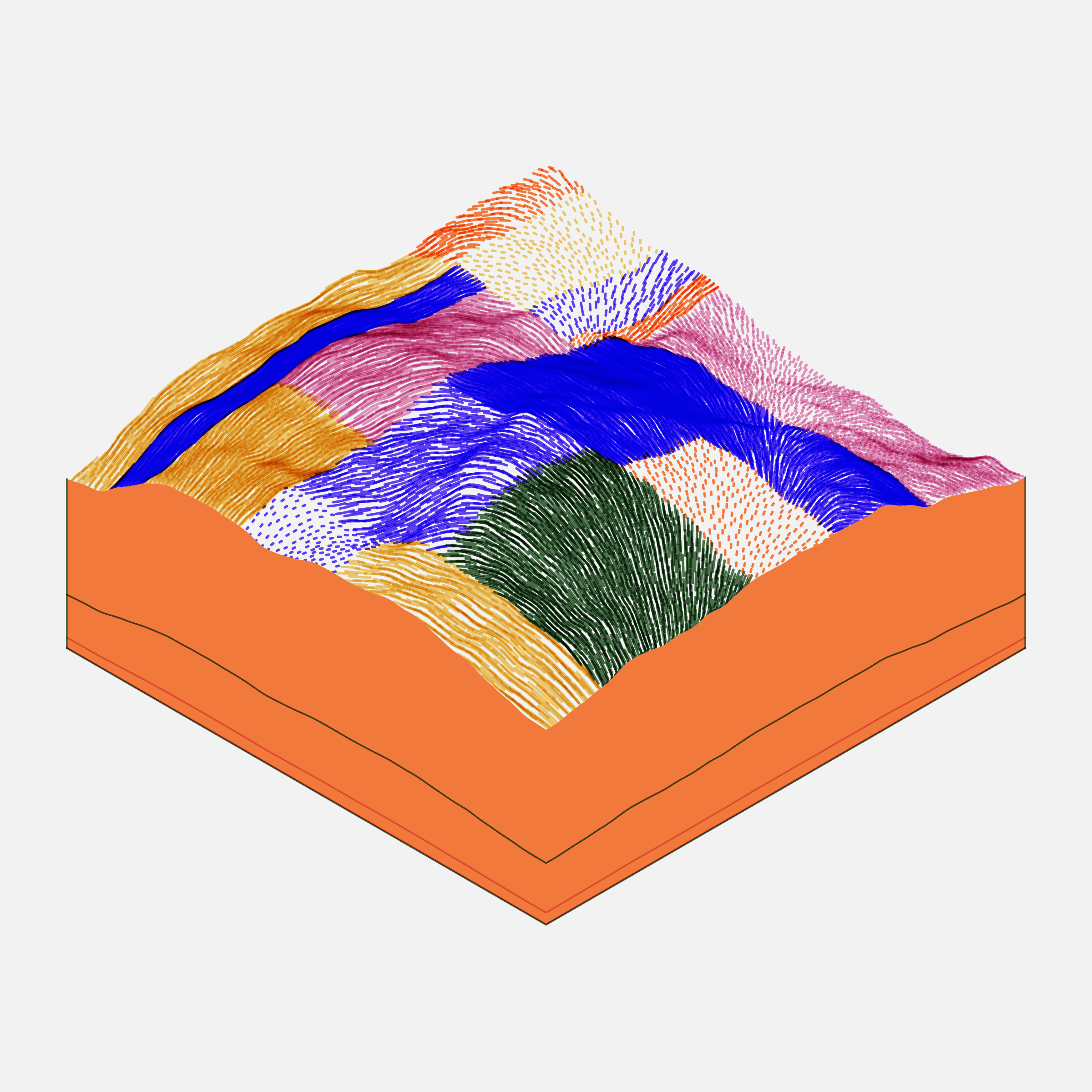 Art Blocks - Art Blocks v2 - Subscapes #22 - NFT # 53000022