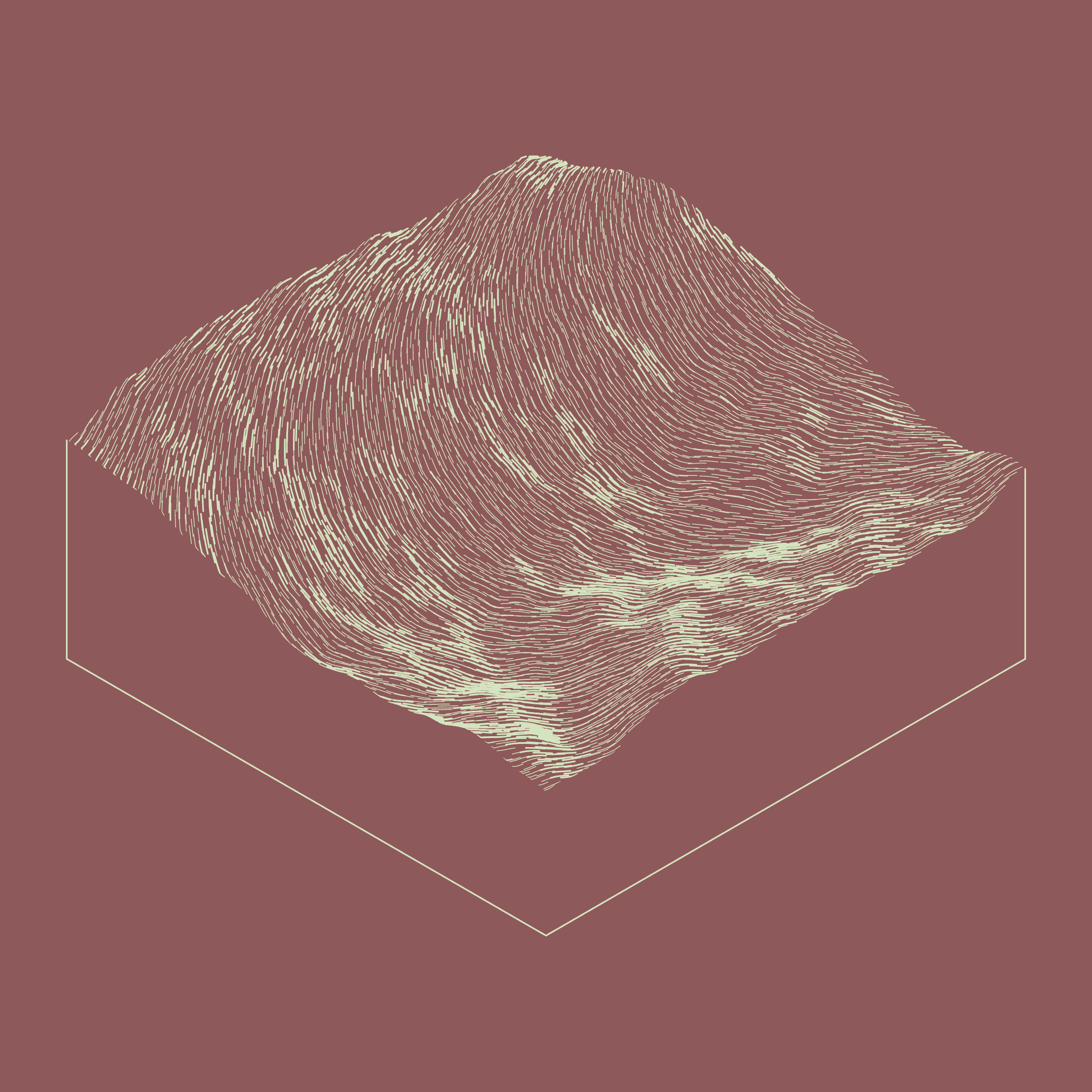 Art Blocks - Art Blocks v2 - Subscapes #23 - NFT # 53000023