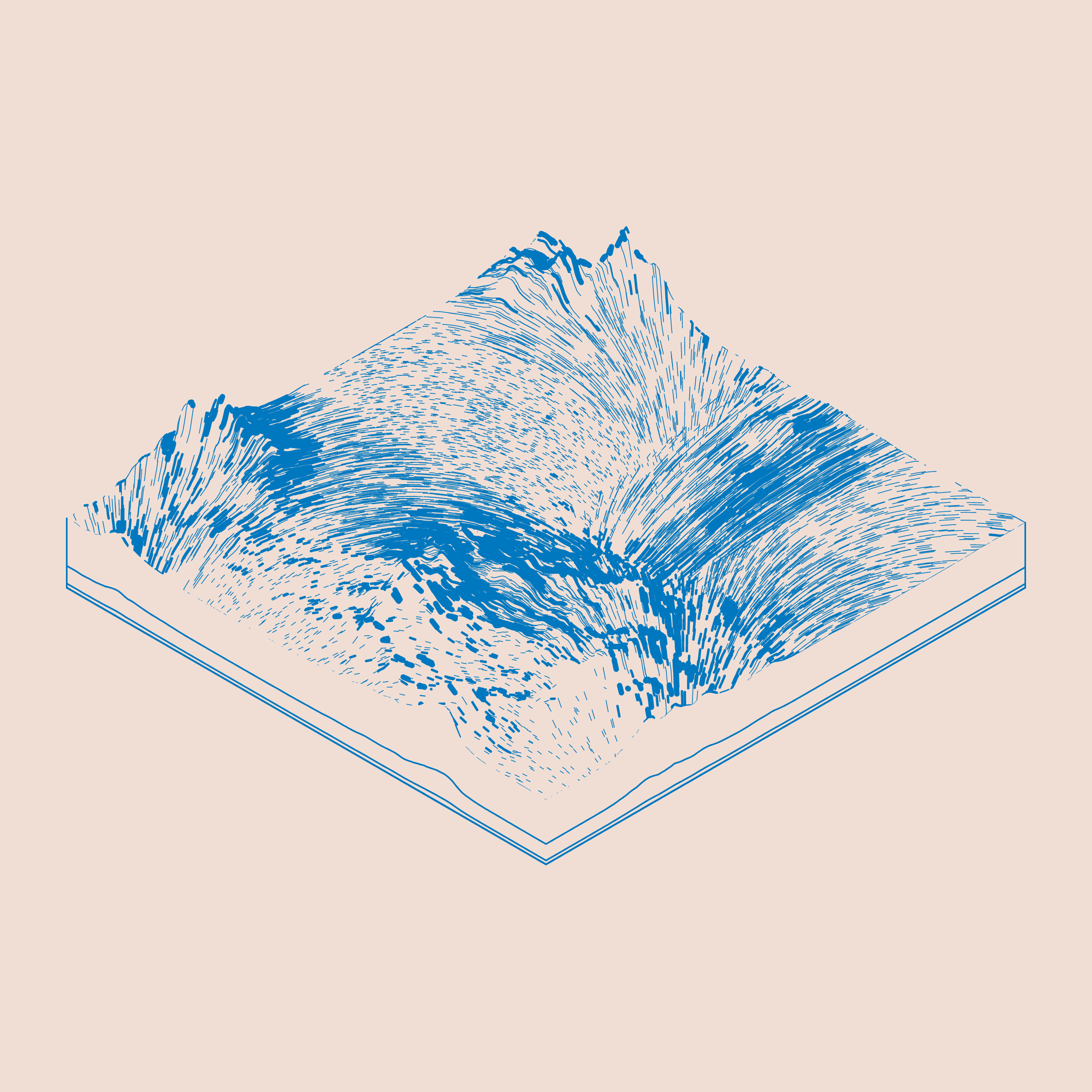 Art Blocks - Art Blocks v2 - Subscapes #32 - NFT # 53000032