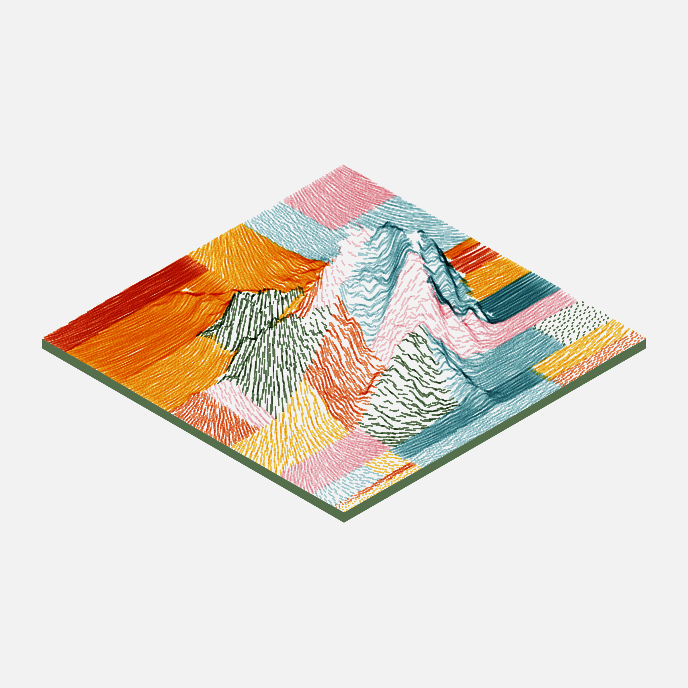 Art Blocks - Art Blocks v2 - Subscapes #33 - NFT # 53000033