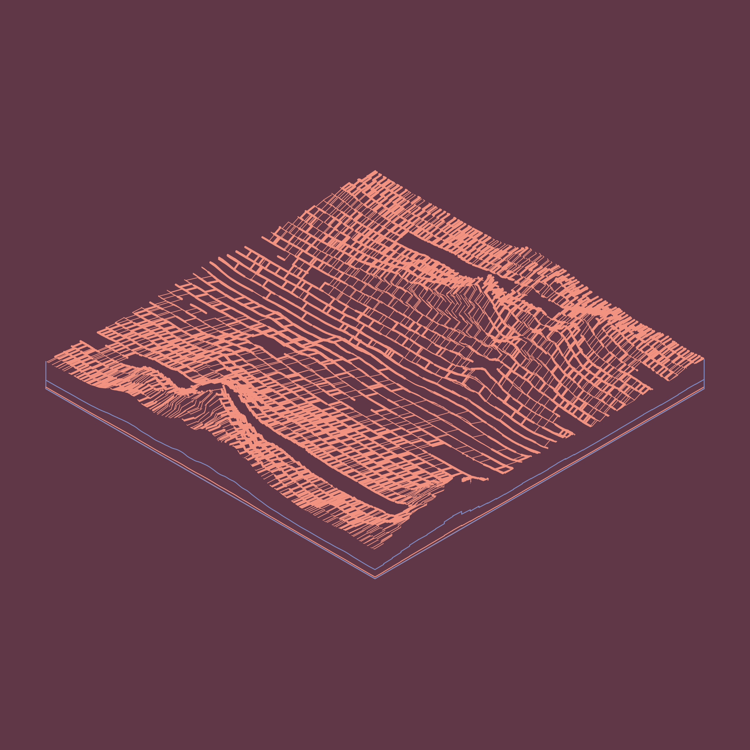 Art Blocks - Art Blocks v2 - Subscapes #34 - NFT # 53000034