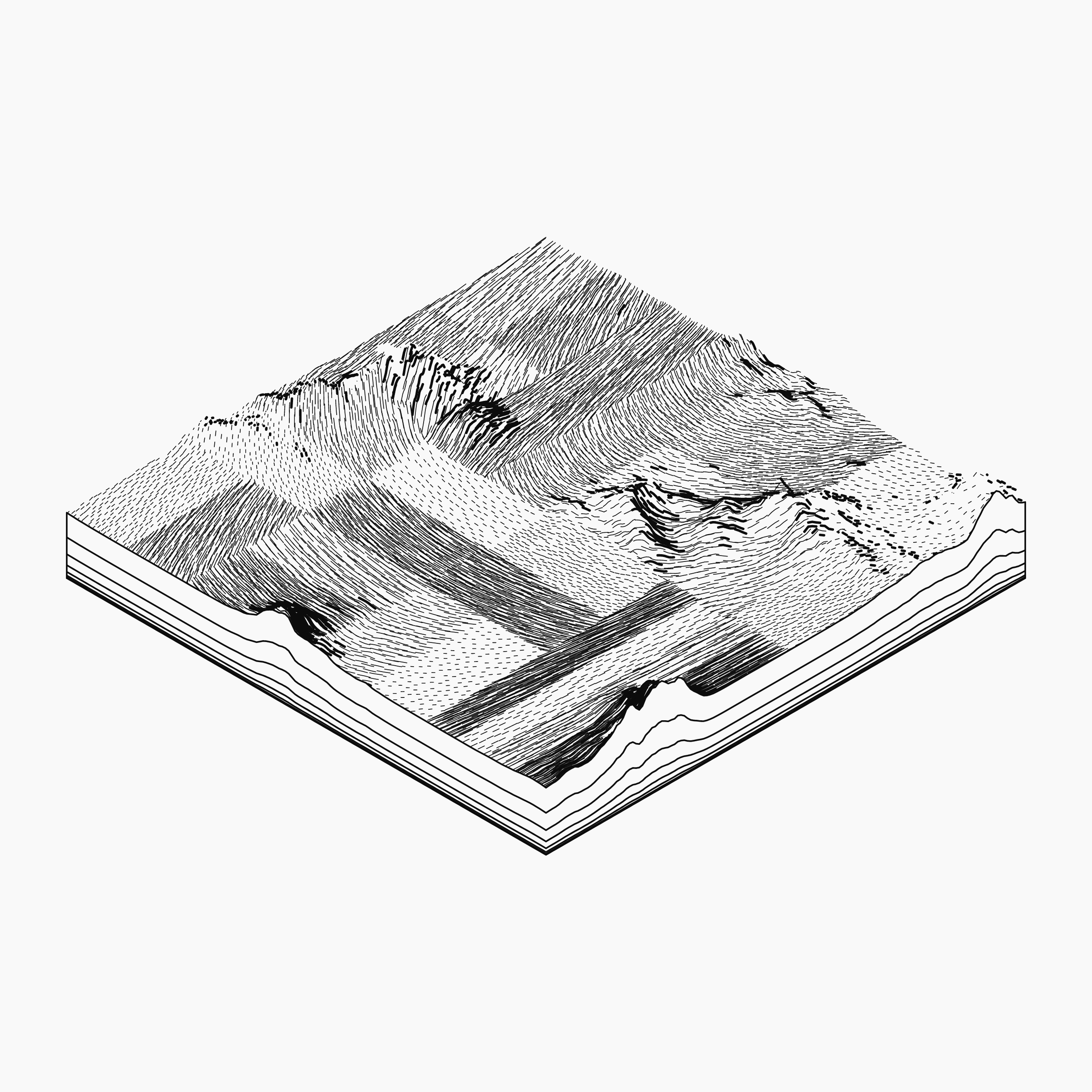 Art Blocks - Art Blocks v2 - Subscapes #36 - NFT # 53000036