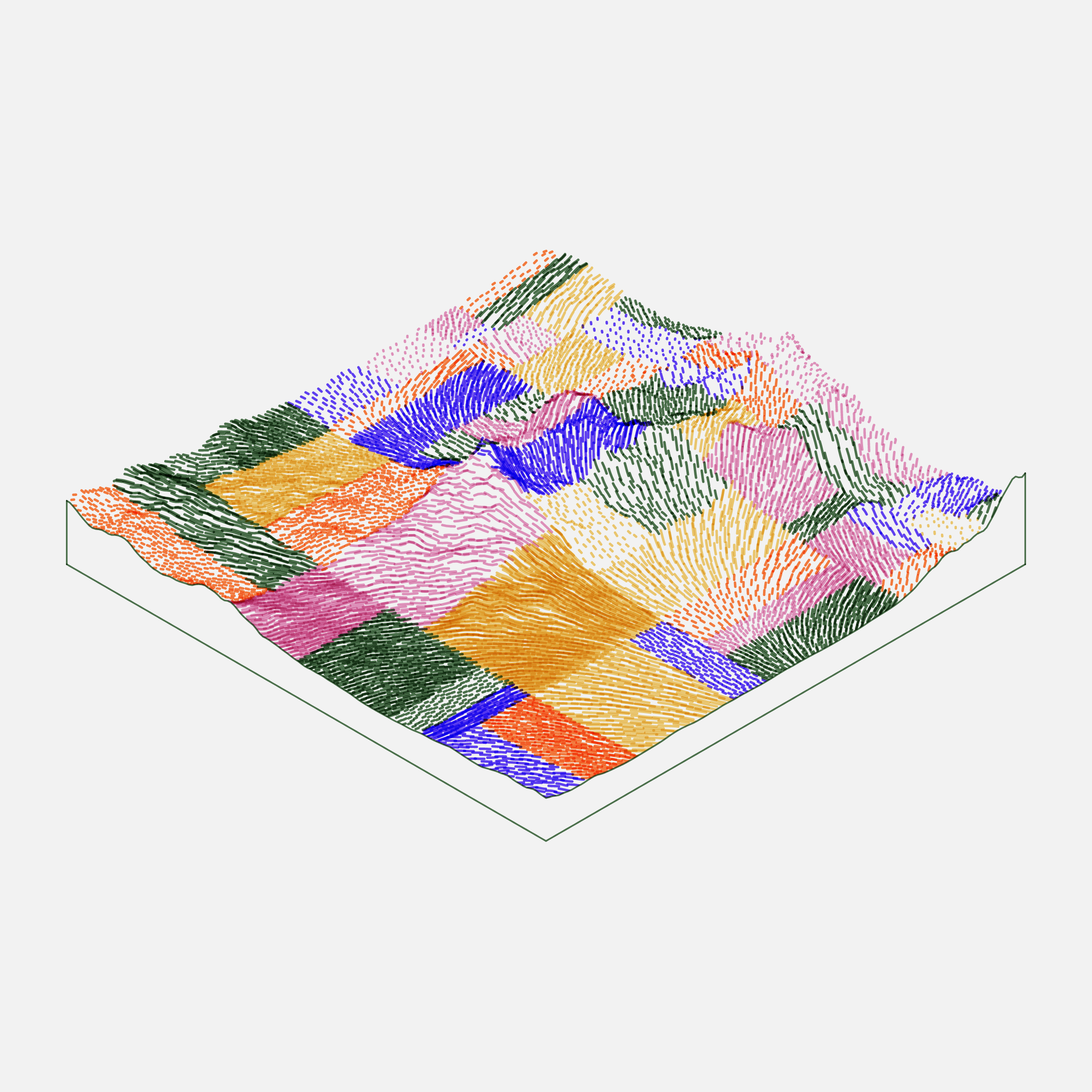 Art Blocks - Art Blocks v2 - Subscapes #39 - NFT # 53000039