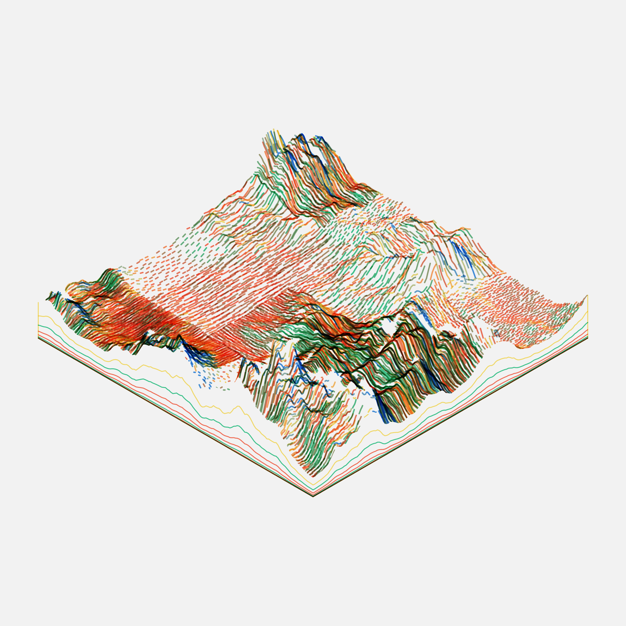 Art Blocks - Art Blocks v2 - Subscapes #40 - NFT # 53000040