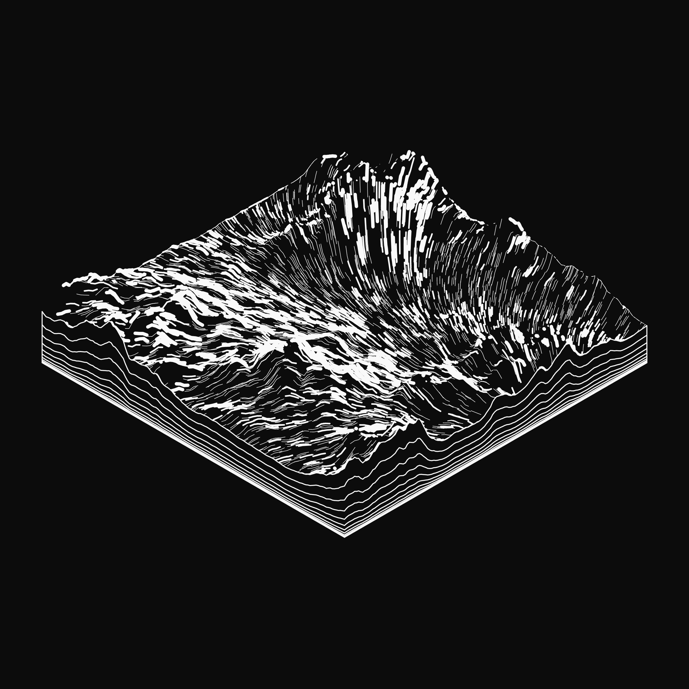 Art Blocks - Art Blocks v2 - Subscapes #42 - NFT # 53000042