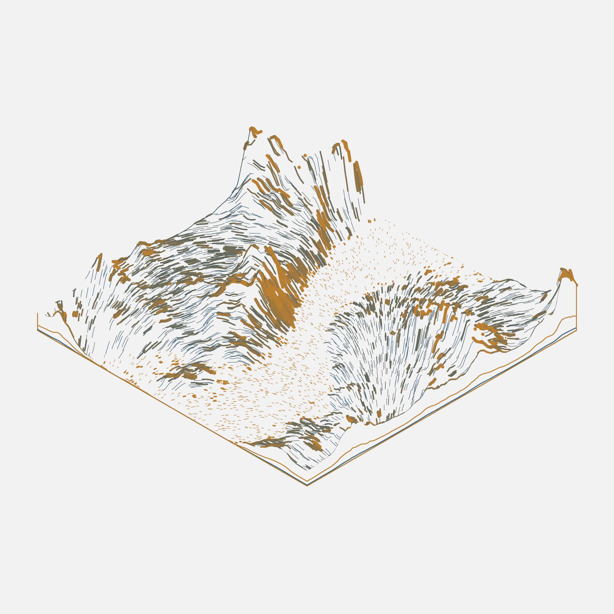 Art Blocks - Art Blocks v2 - Subscapes #43 - NFT # 53000043