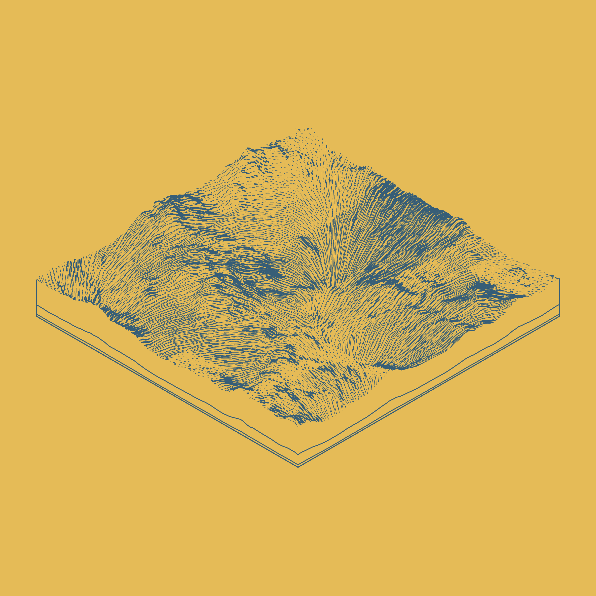 Art Blocks - Art Blocks v2 - Subscapes #49 - NFT # 53000049