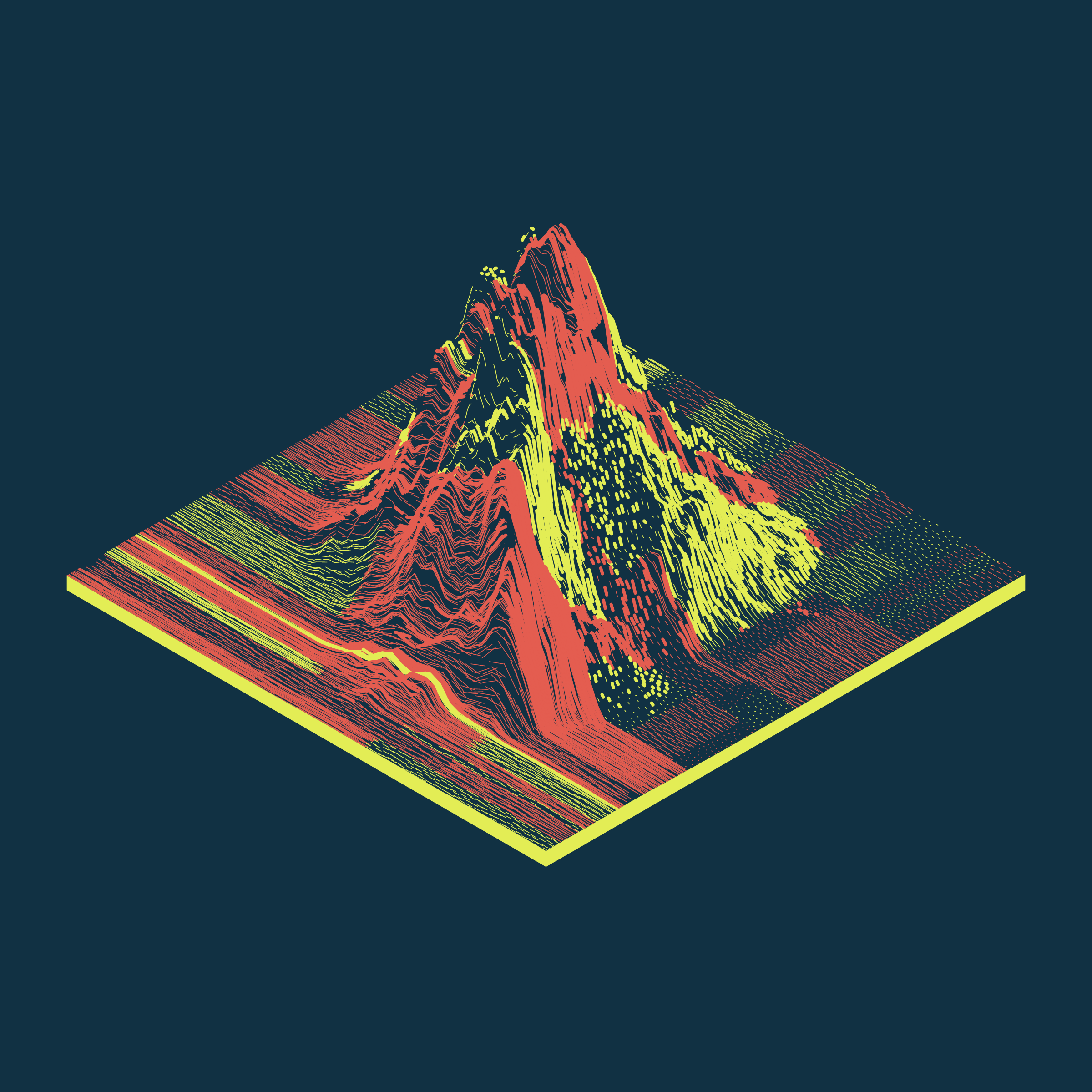 Art Blocks - Art Blocks v2 - Subscapes #50 - NFT # 53000050