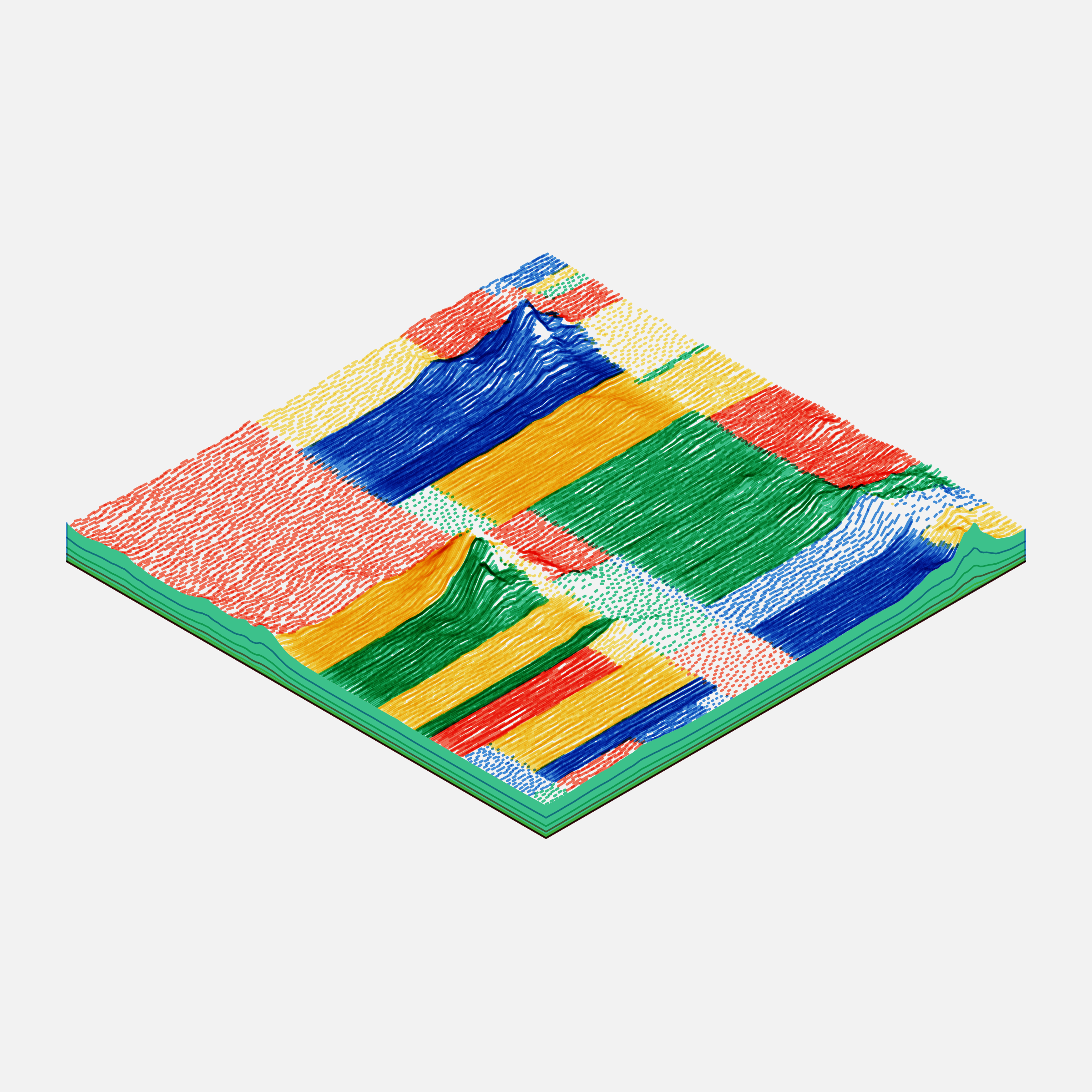 Art Blocks - Art Blocks v2 - Subscapes #53 - NFT # 53000053