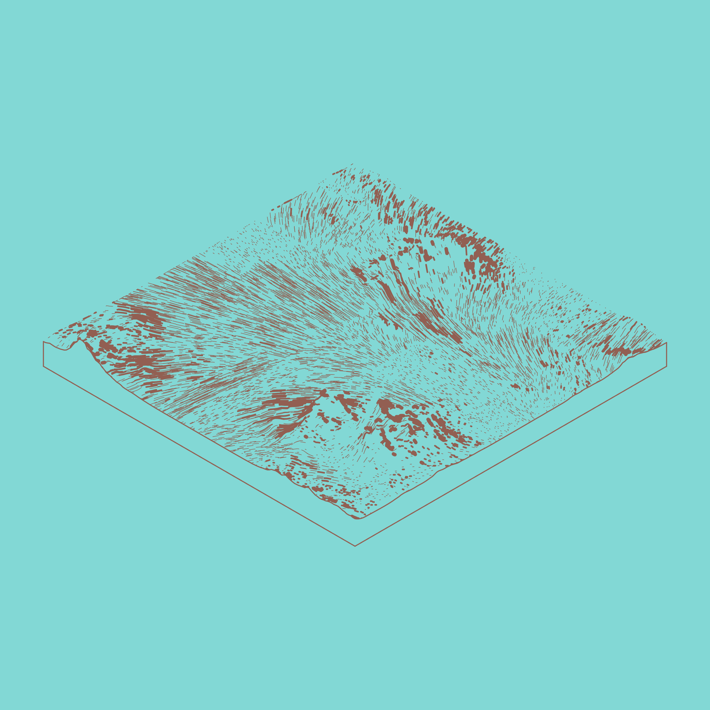 Art Blocks - Art Blocks v2 - Subscapes #57 - NFT # 53000057