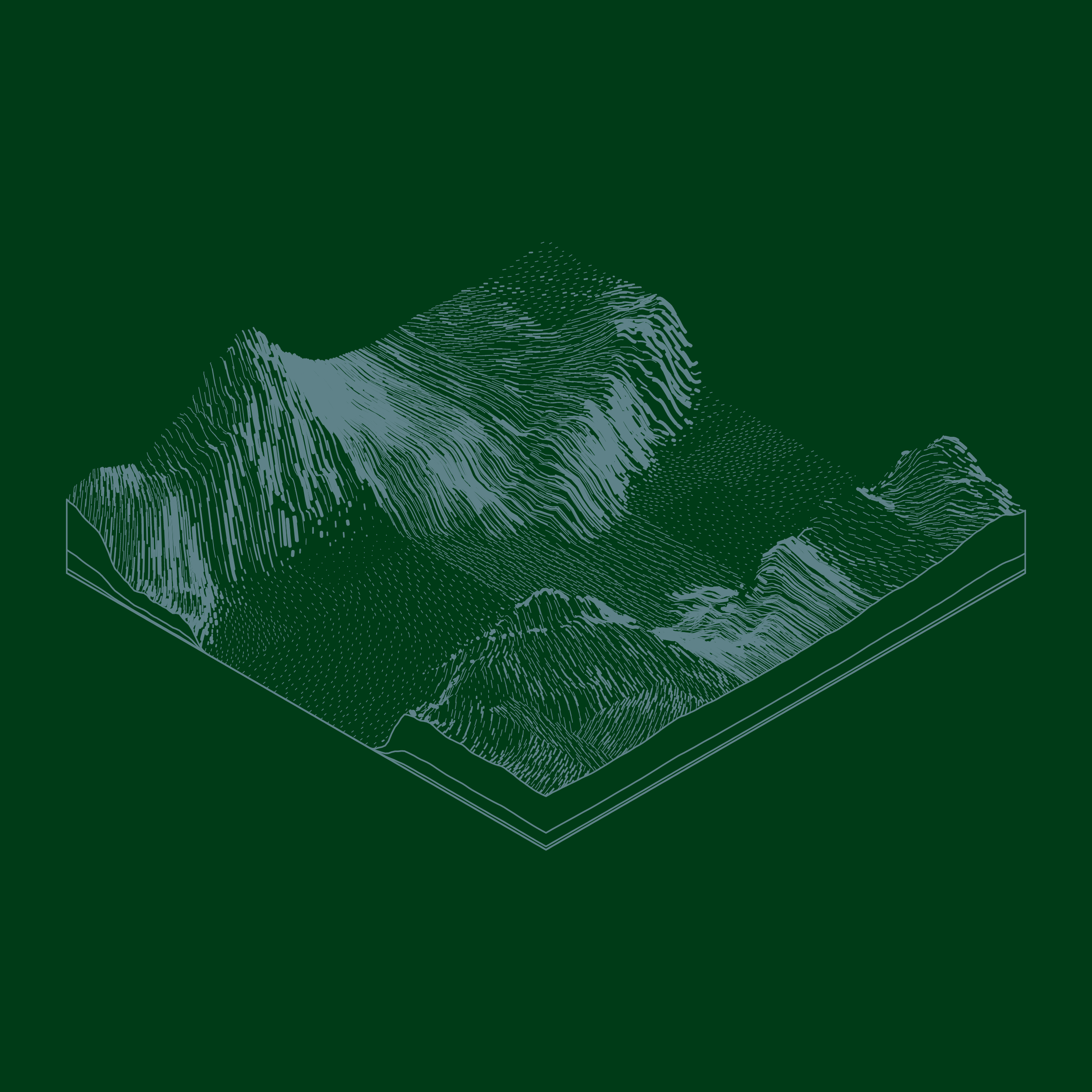 Art Blocks - Art Blocks v2 - Subscapes #58 - NFT # 53000058