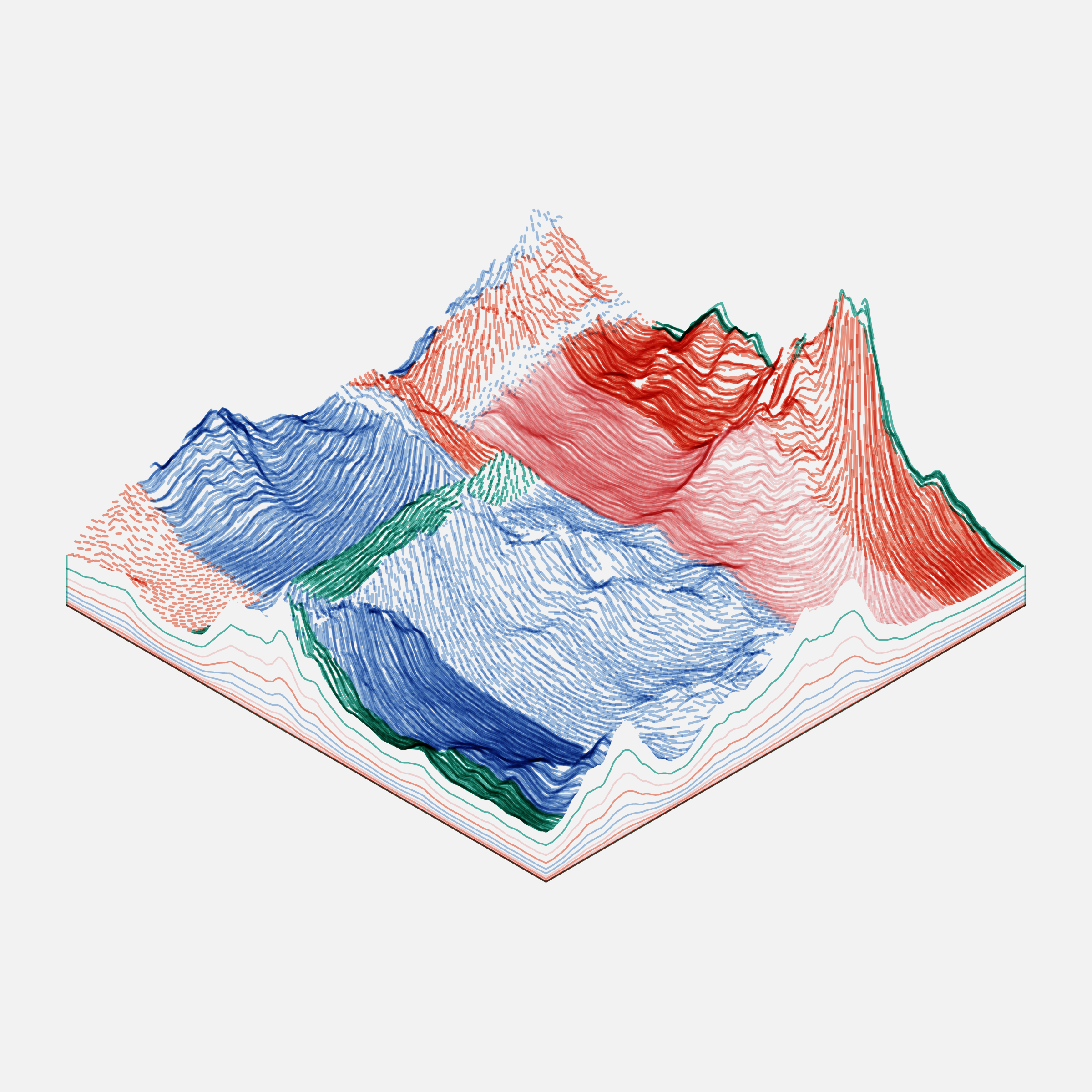 Art Blocks - Art Blocks v2 - Subscapes #65 - NFT # 53000065