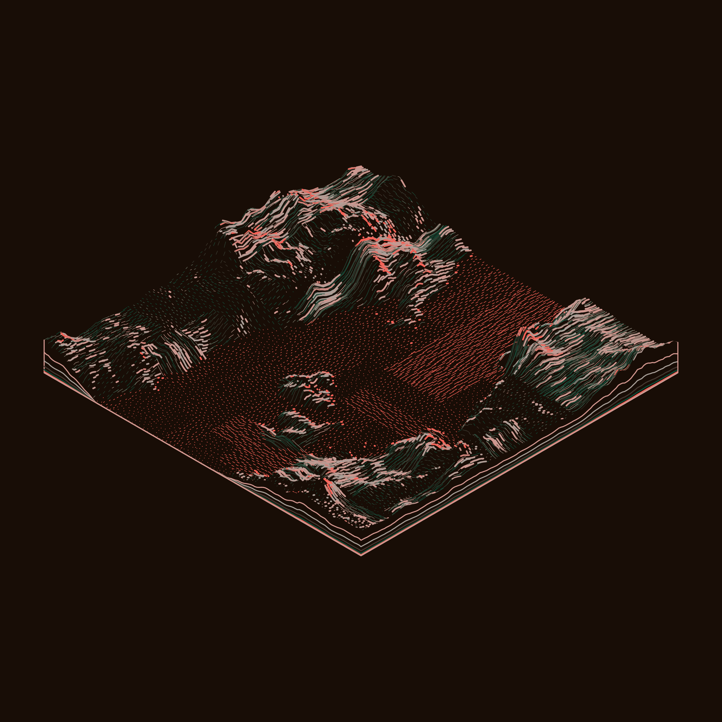 Art Blocks - Art Blocks v2 - Subscapes #67 - NFT # 53000067