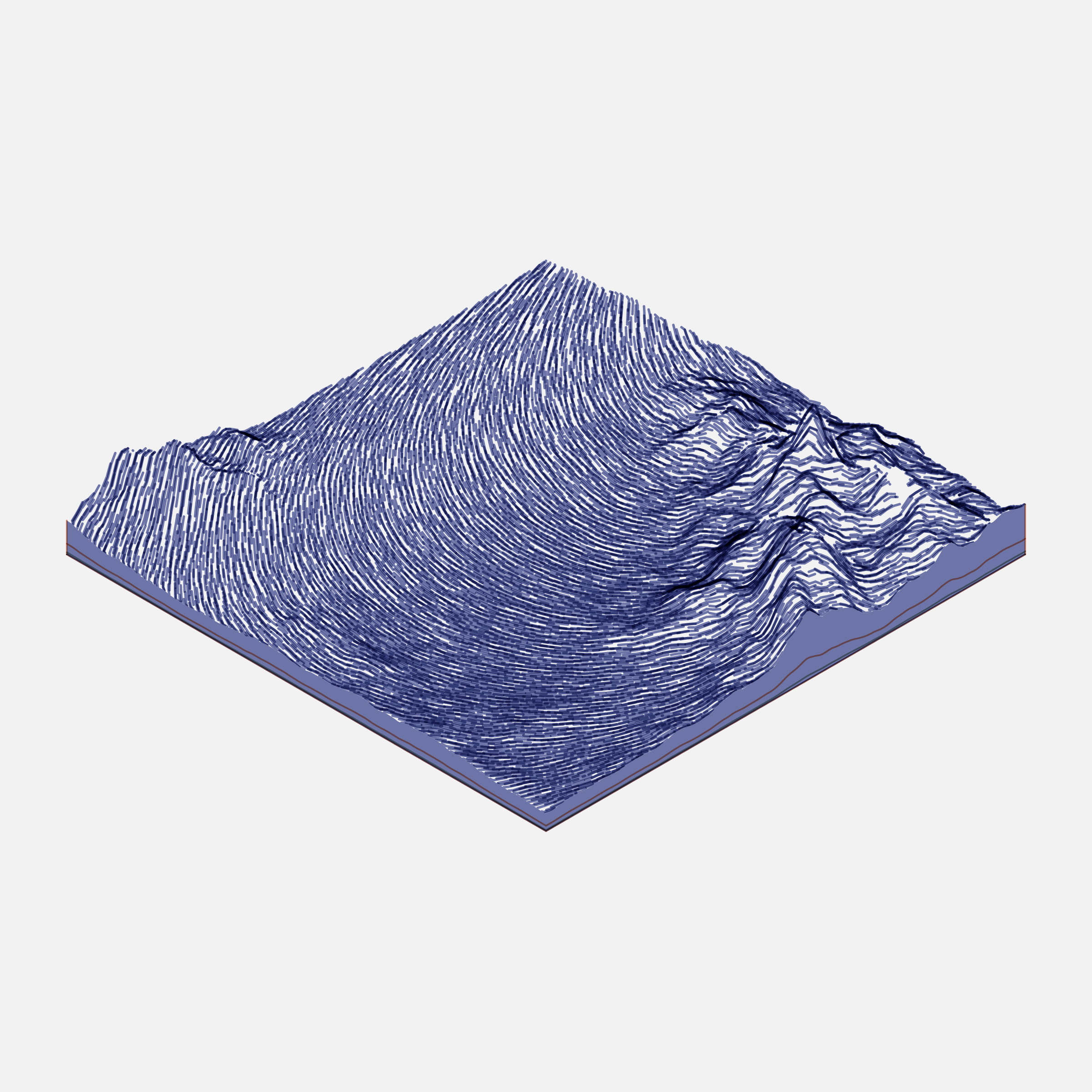 Art Blocks - Art Blocks v2 - Subscapes #68 - NFT # 53000068