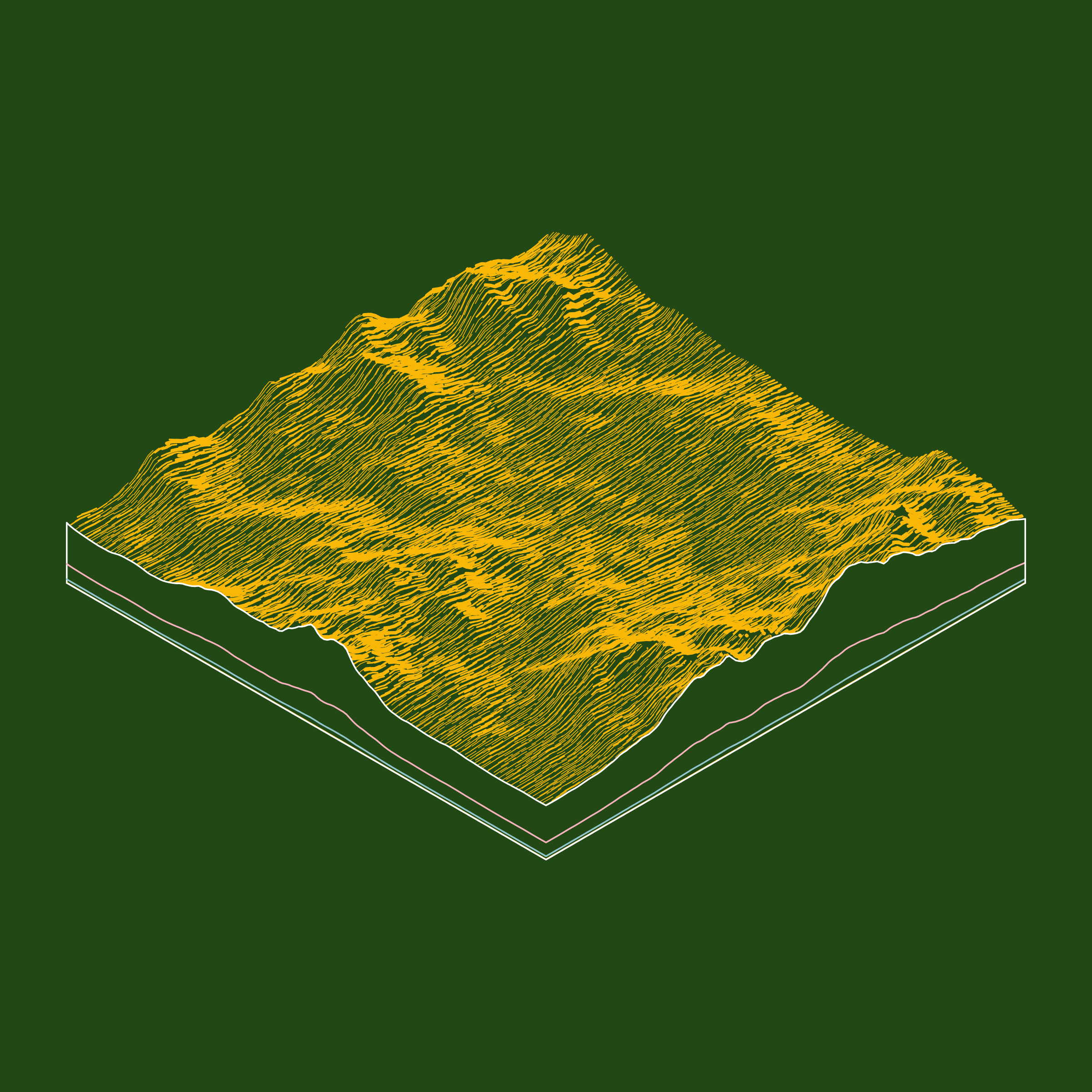 Art Blocks - Art Blocks v2 - Subscapes #74 - NFT # 53000074