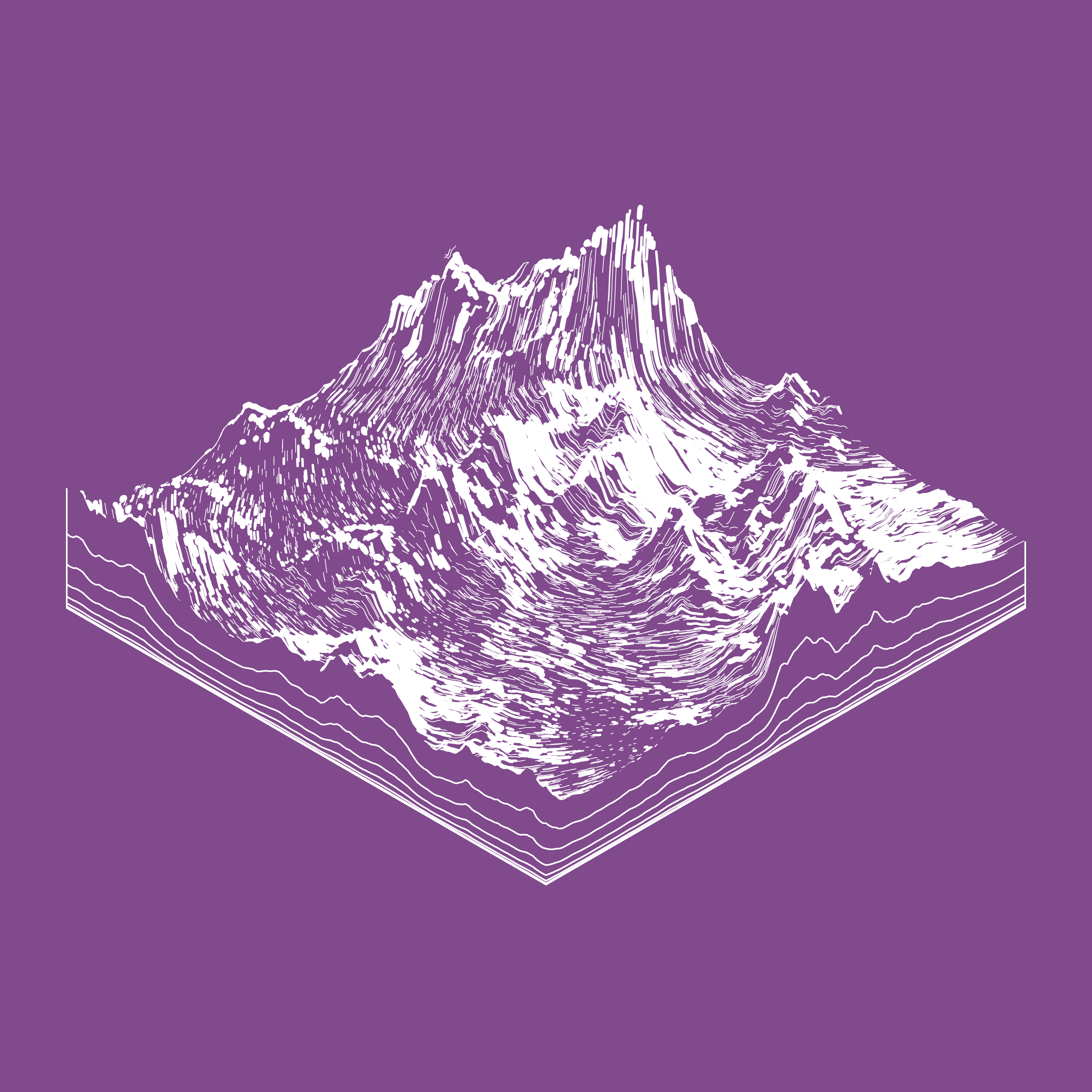 Art Blocks - Art Blocks v2 - Subscapes #83 - NFT # 53000083