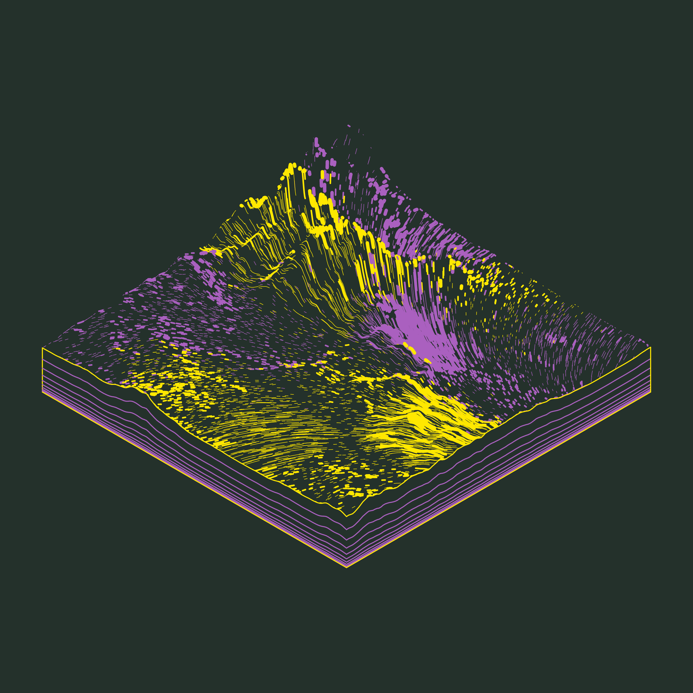 Art Blocks - Art Blocks v2 - Subscapes #88 - NFT # 53000088