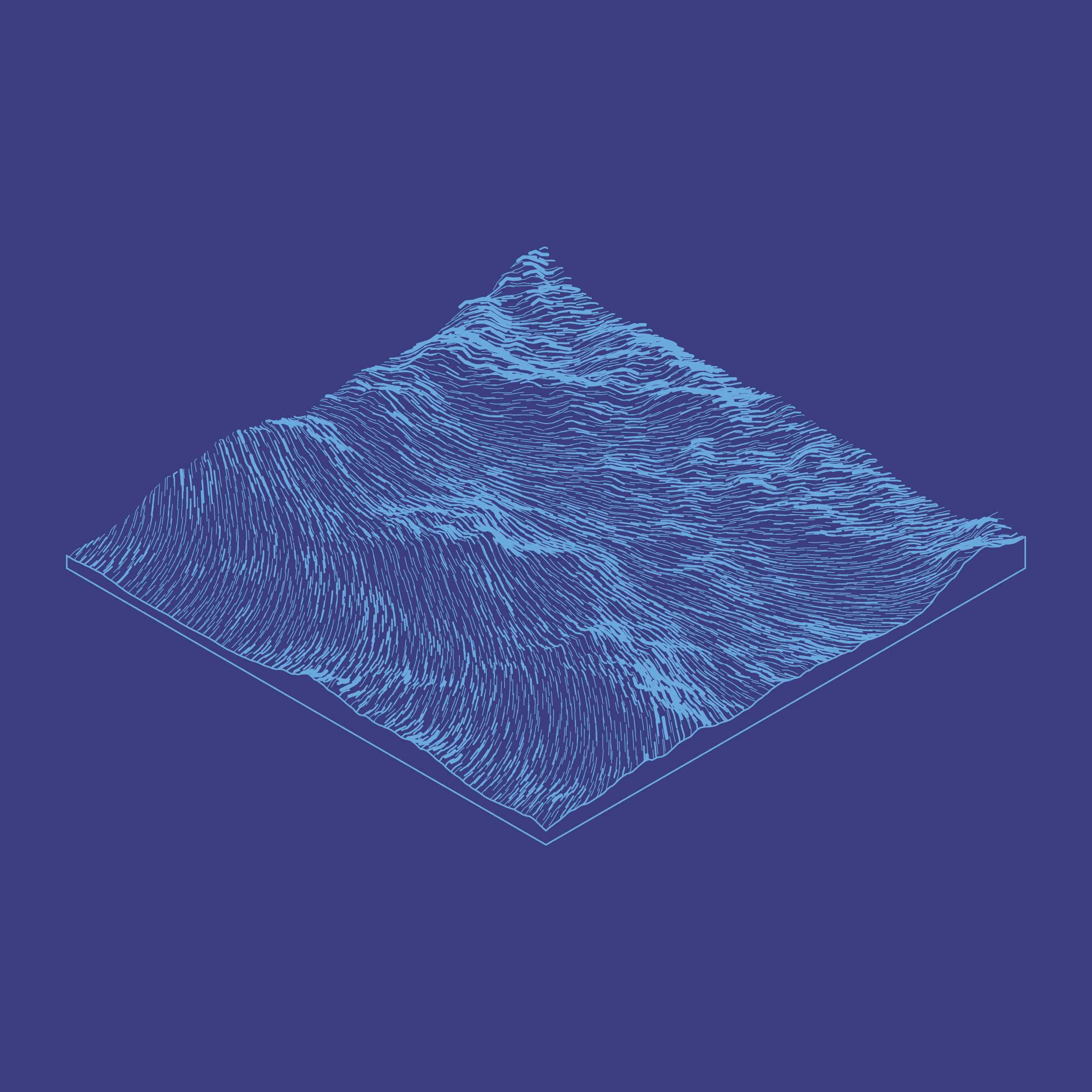 Art Blocks - Art Blocks v2 - Subscapes #91 - NFT # 53000091