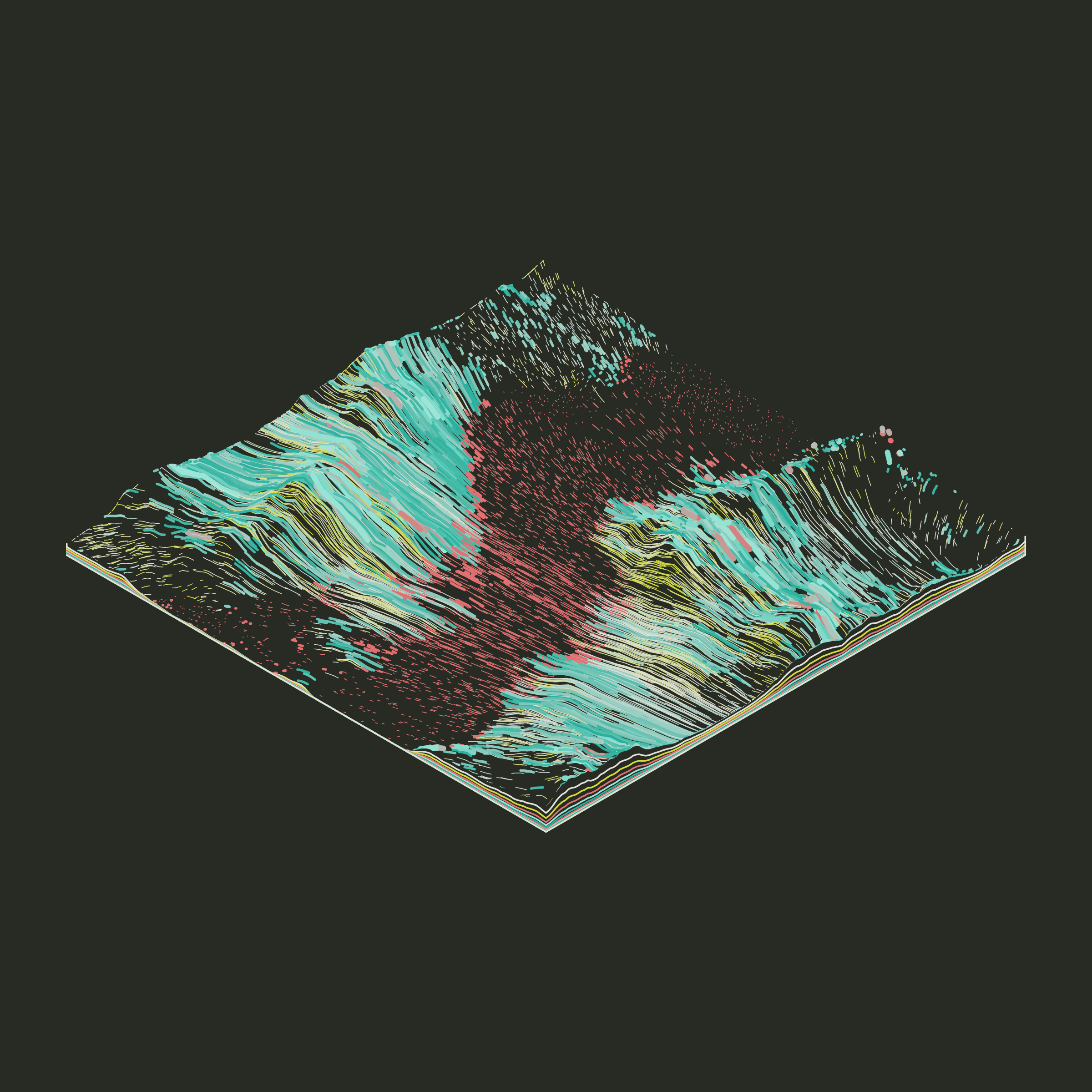 Art Blocks - Art Blocks v2 - Subscapes #92 - NFT # 53000092