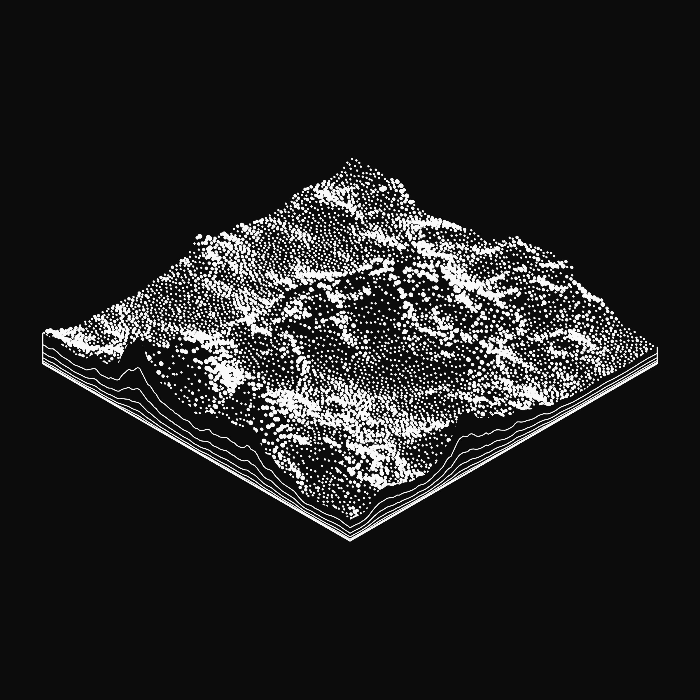 Art Blocks - Art Blocks v2 - Subscapes #93 - NFT # 53000093