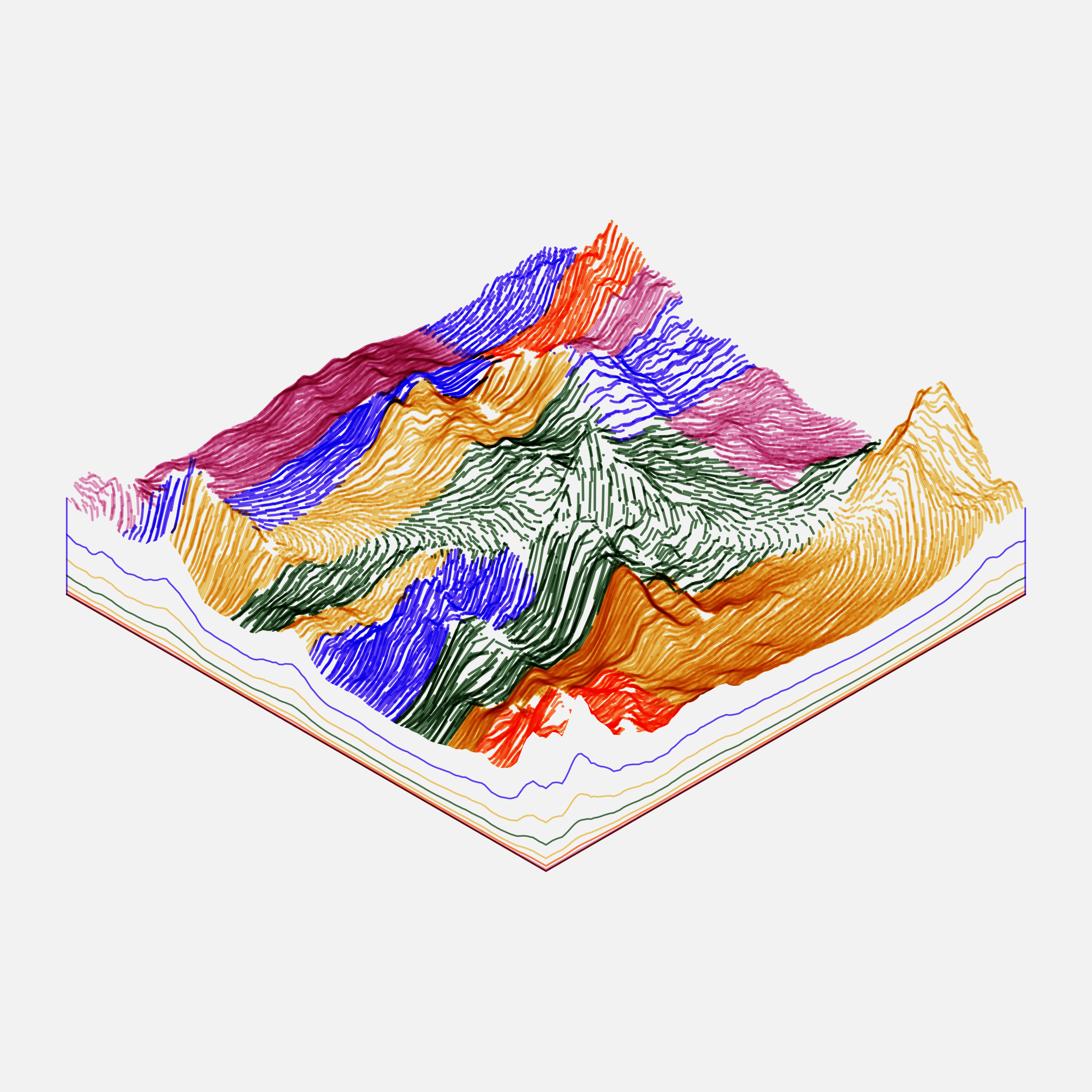 Art Blocks - Art Blocks v2 - Subscapes #99 - NFT # 53000099