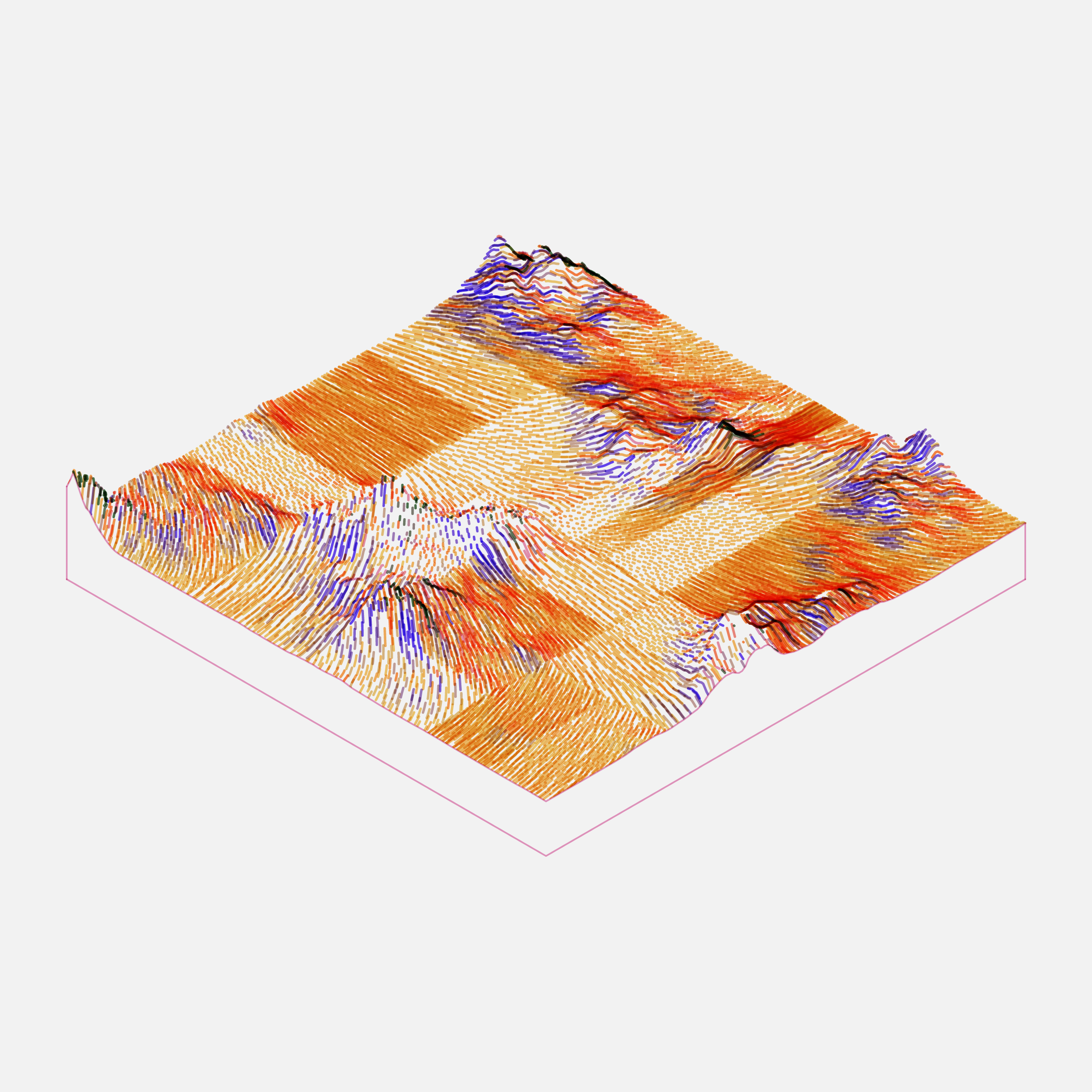 Art Blocks - Art Blocks v2 - Subscapes #103 - NFT # 53000103