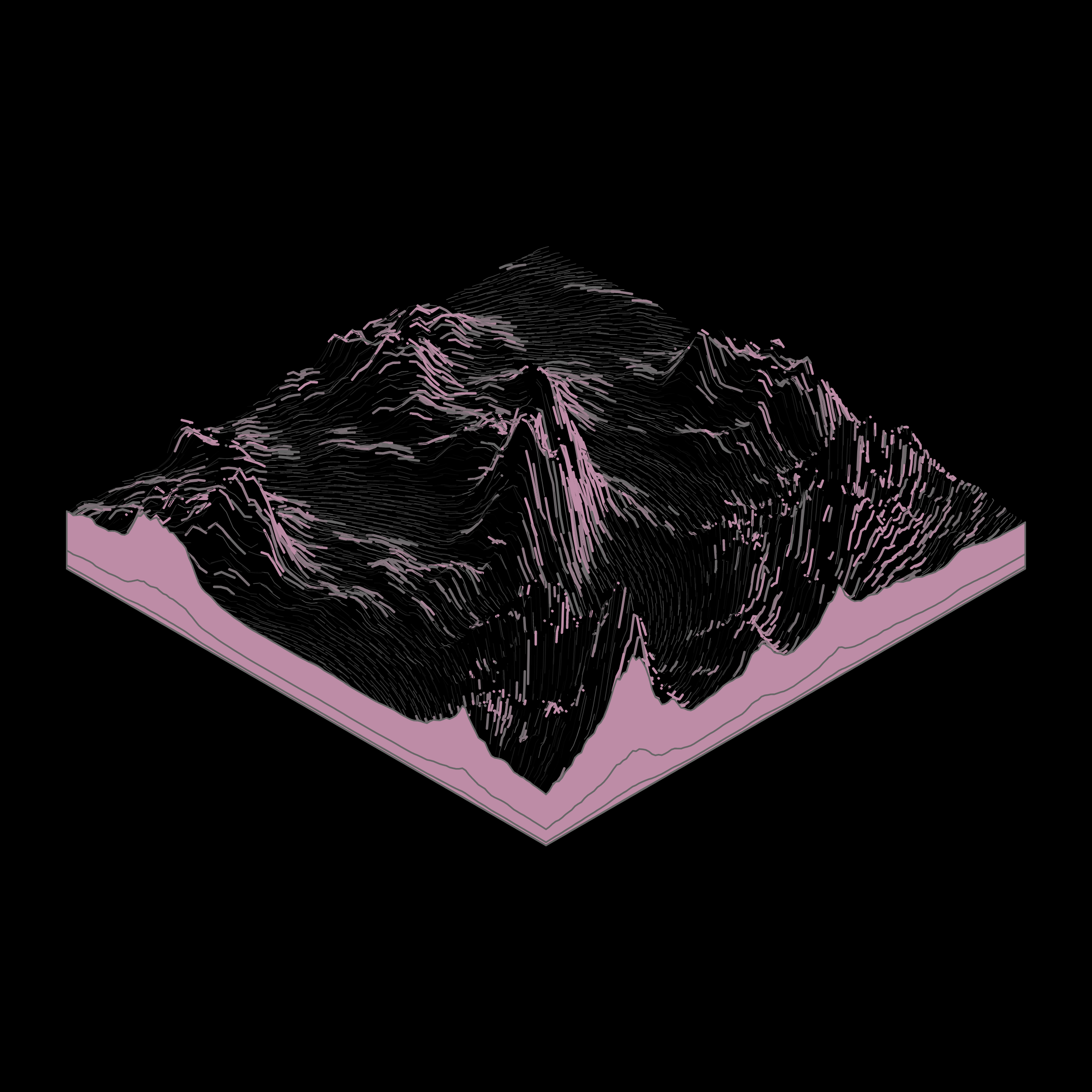 Art Blocks - Art Blocks v2 - Subscapes #106 - NFT # 53000106