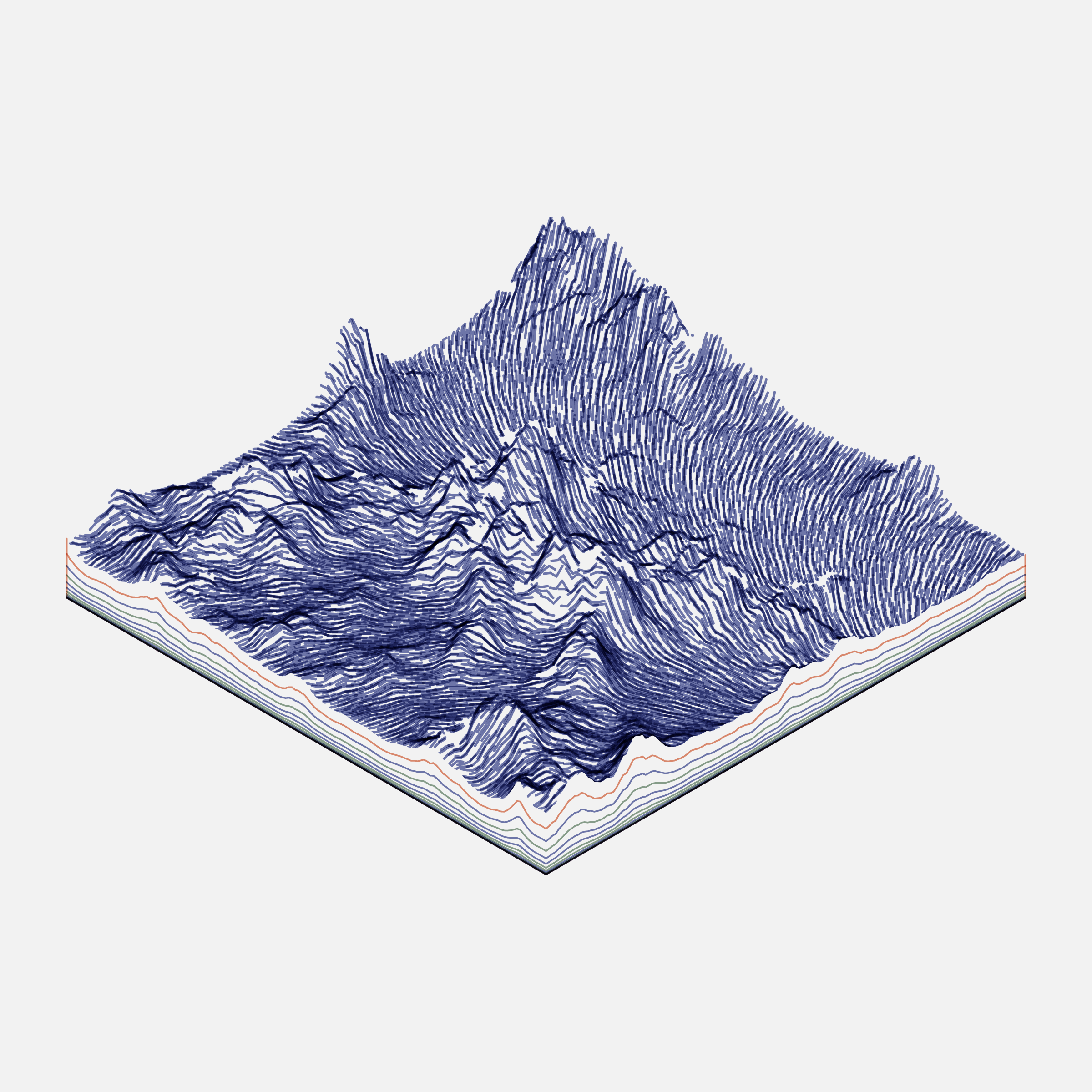 Art Blocks - Art Blocks v2 - Subscapes #109 - NFT # 53000109