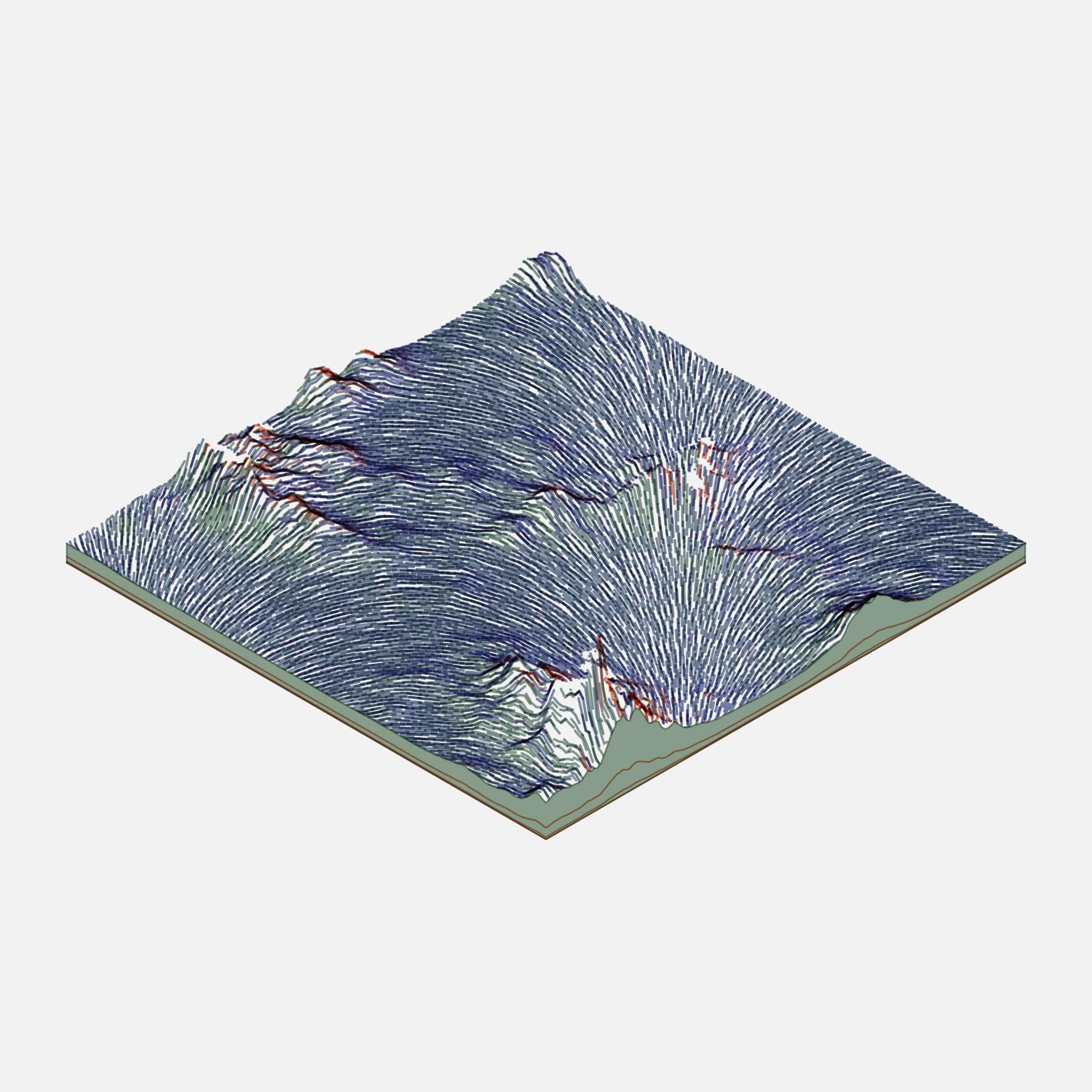 Art Blocks - Art Blocks v2 - Subscapes #117 - NFT # 53000117