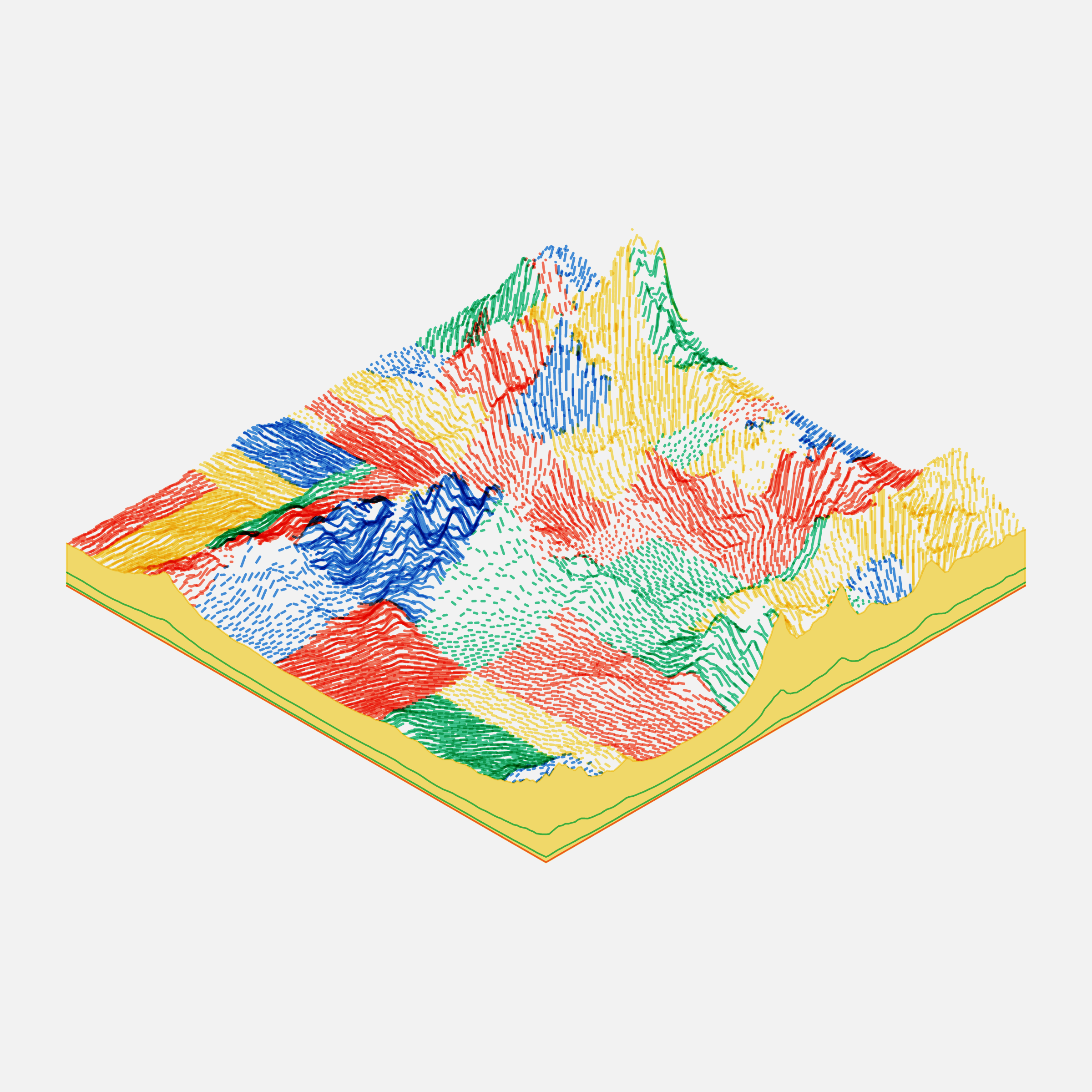 Art Blocks - Art Blocks v2 - Subscapes #118 - NFT # 53000118