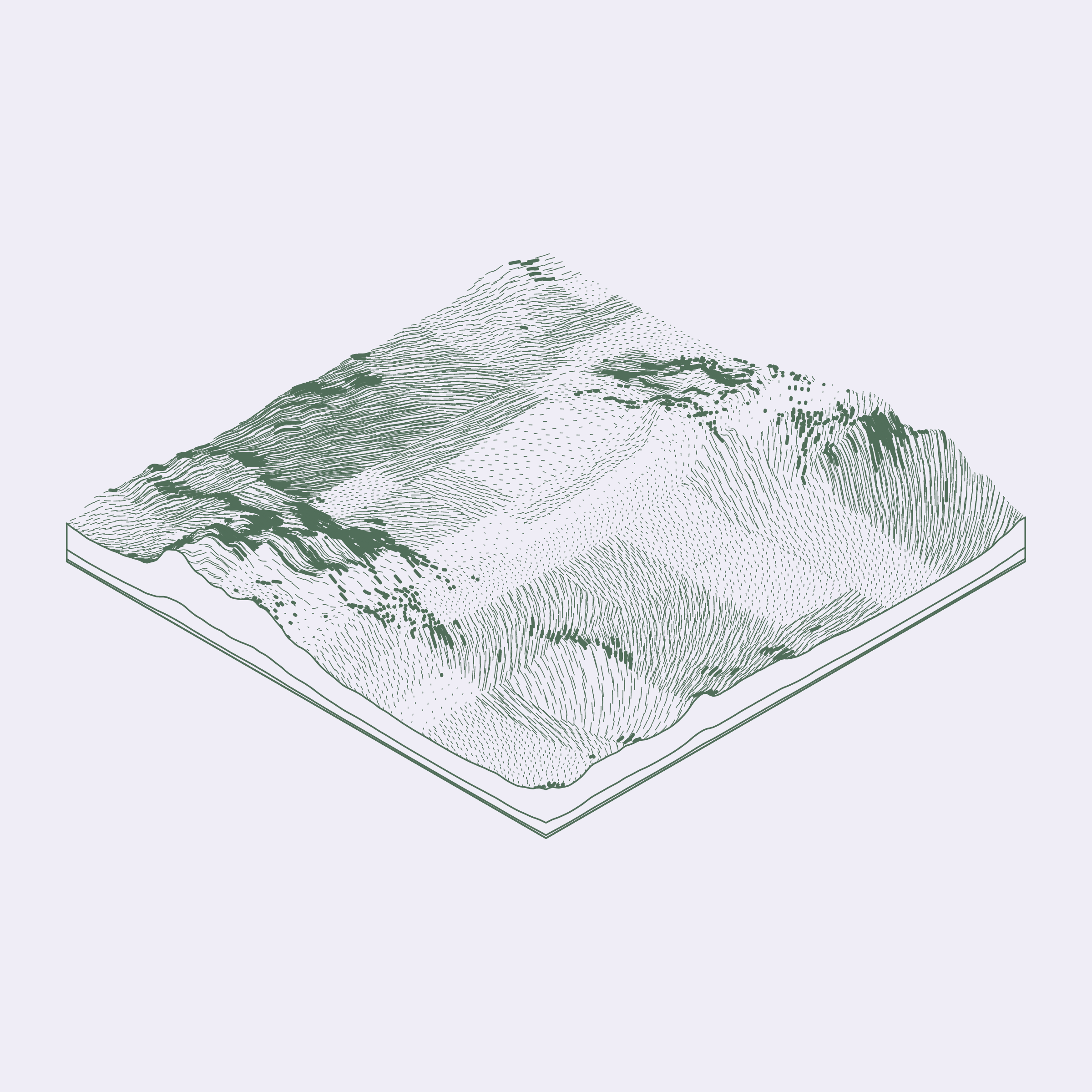 Art Blocks - Art Blocks v2 - Subscapes #119 - NFT # 53000119