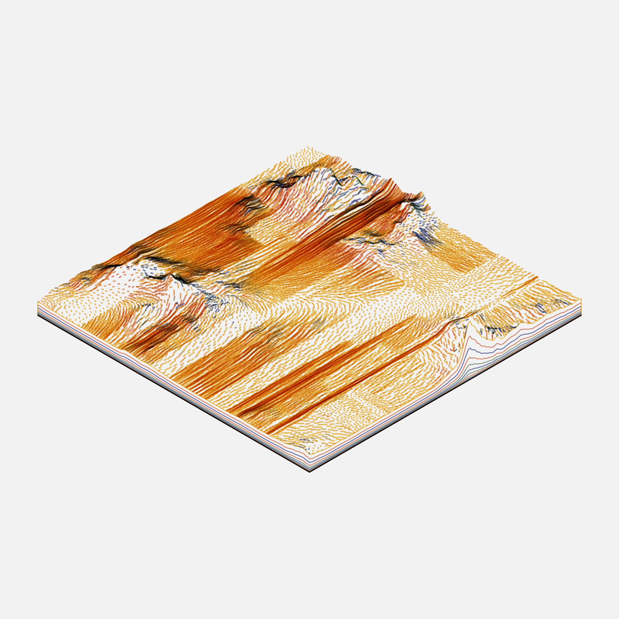 Art Blocks - Art Blocks v2 - Subscapes #121 - NFT # 53000121