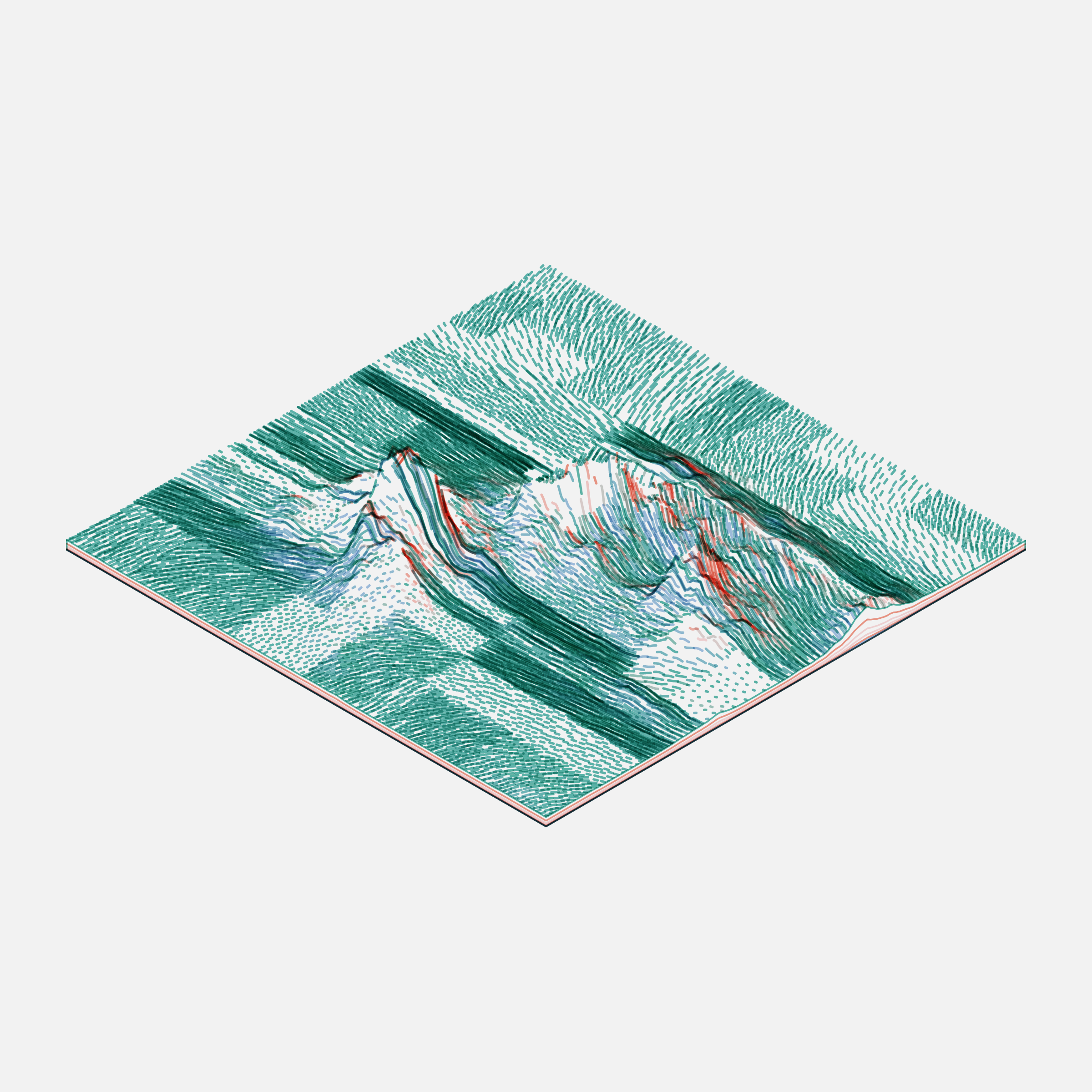 Art Blocks - Art Blocks v2 - Subscapes #127 - NFT # 53000127