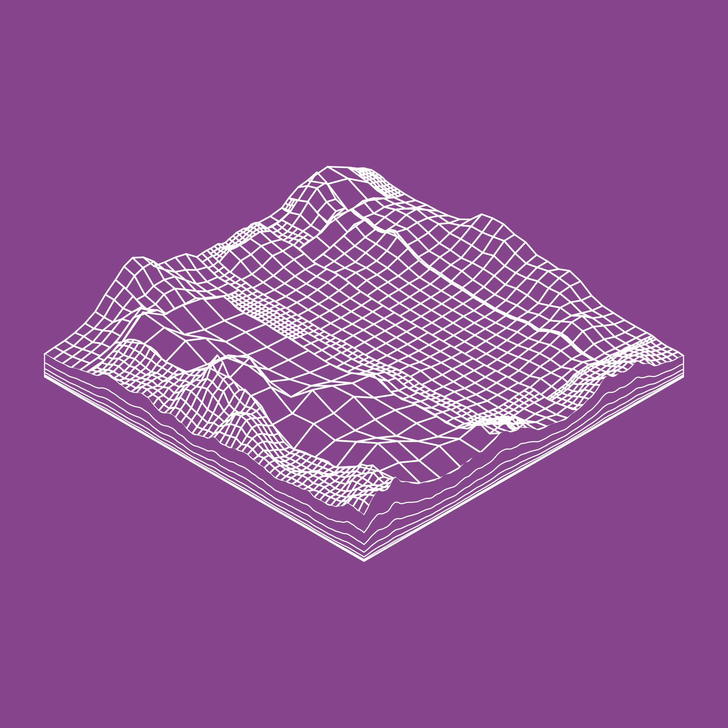 Art Blocks - Art Blocks v2 - Subscapes #129 - NFT # 53000129