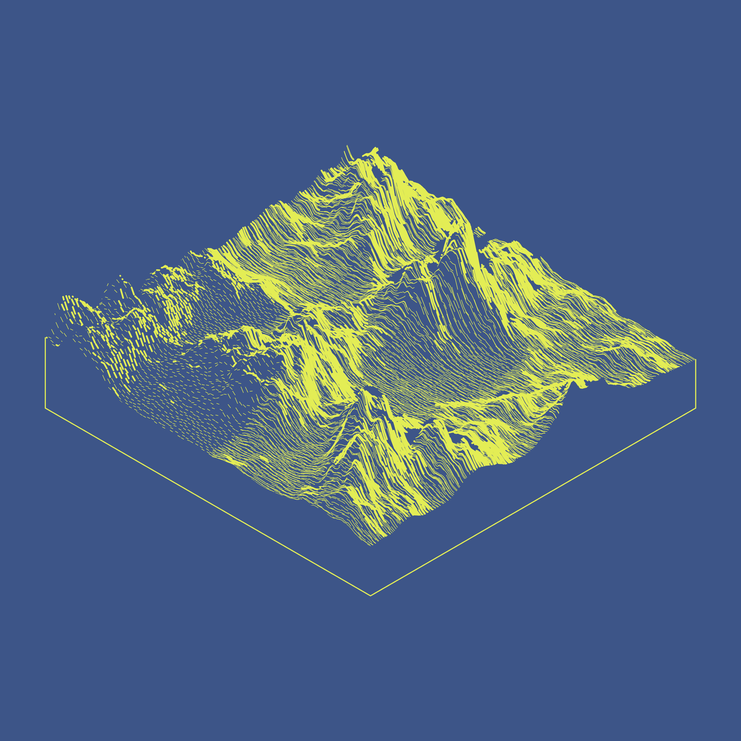 Art Blocks - Art Blocks v2 - Subscapes #132 - NFT # 53000132