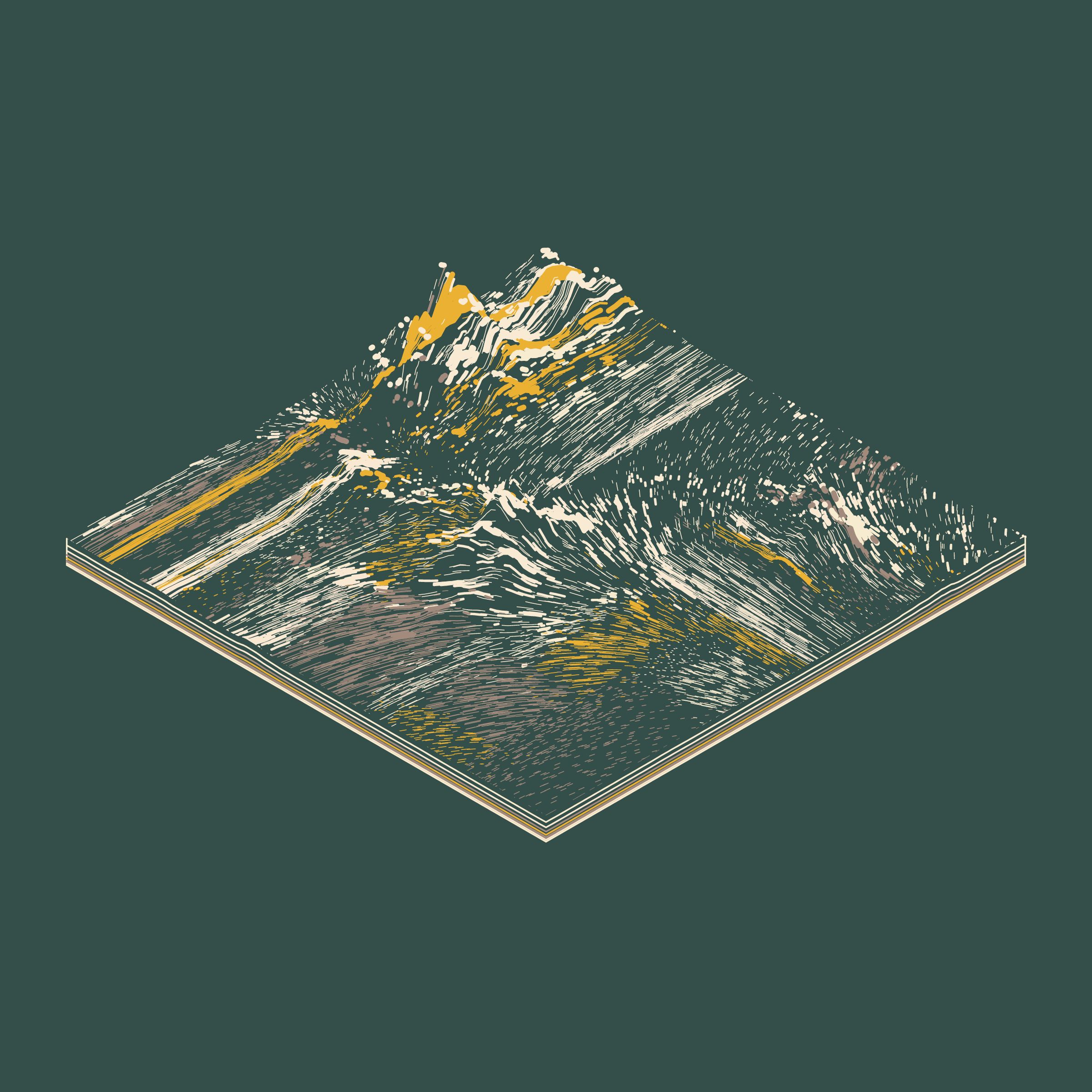 Art Blocks - Art Blocks v2 - Subscapes #134 - NFT # 53000134