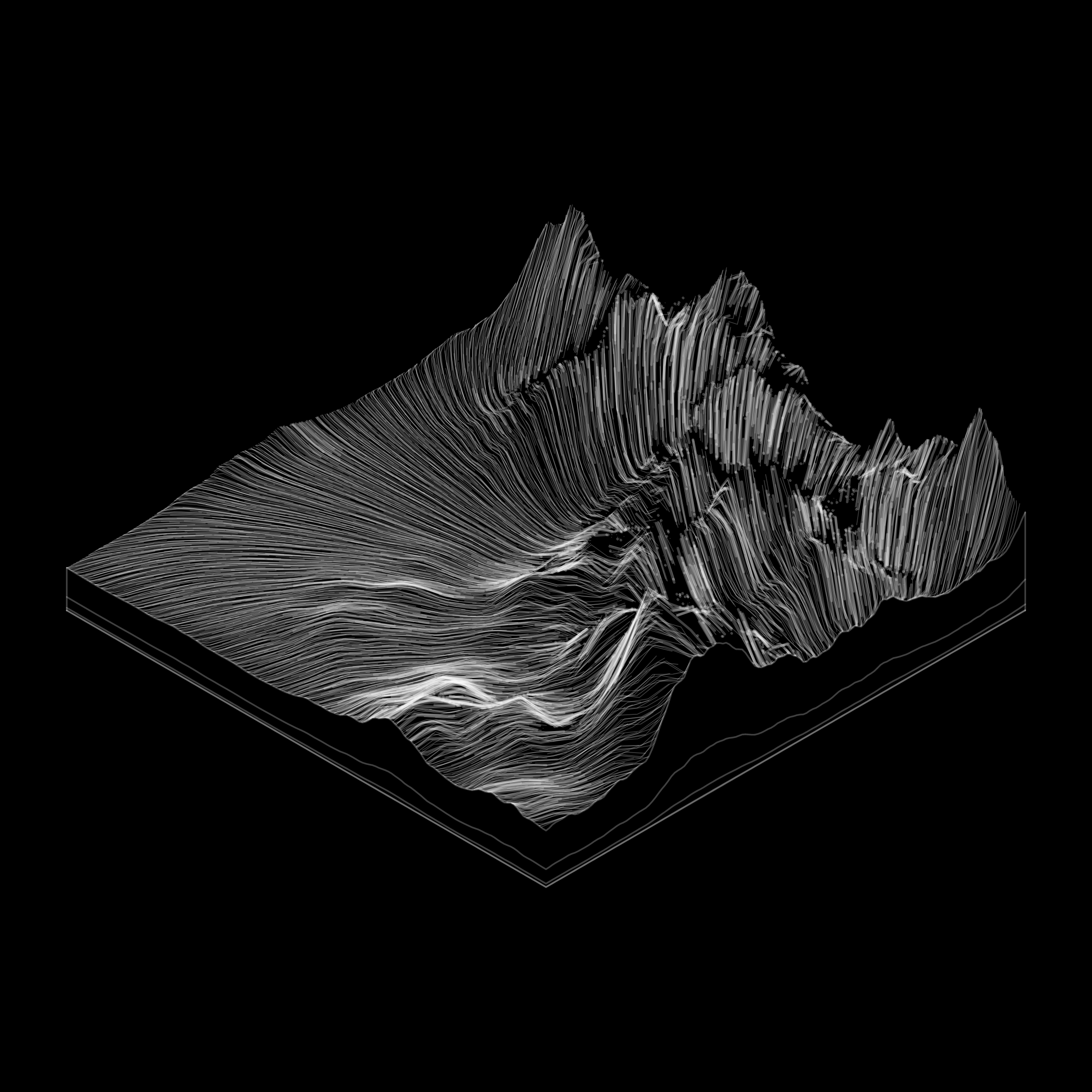 Art Blocks - Art Blocks v2 - Subscapes #136 - NFT # 53000136