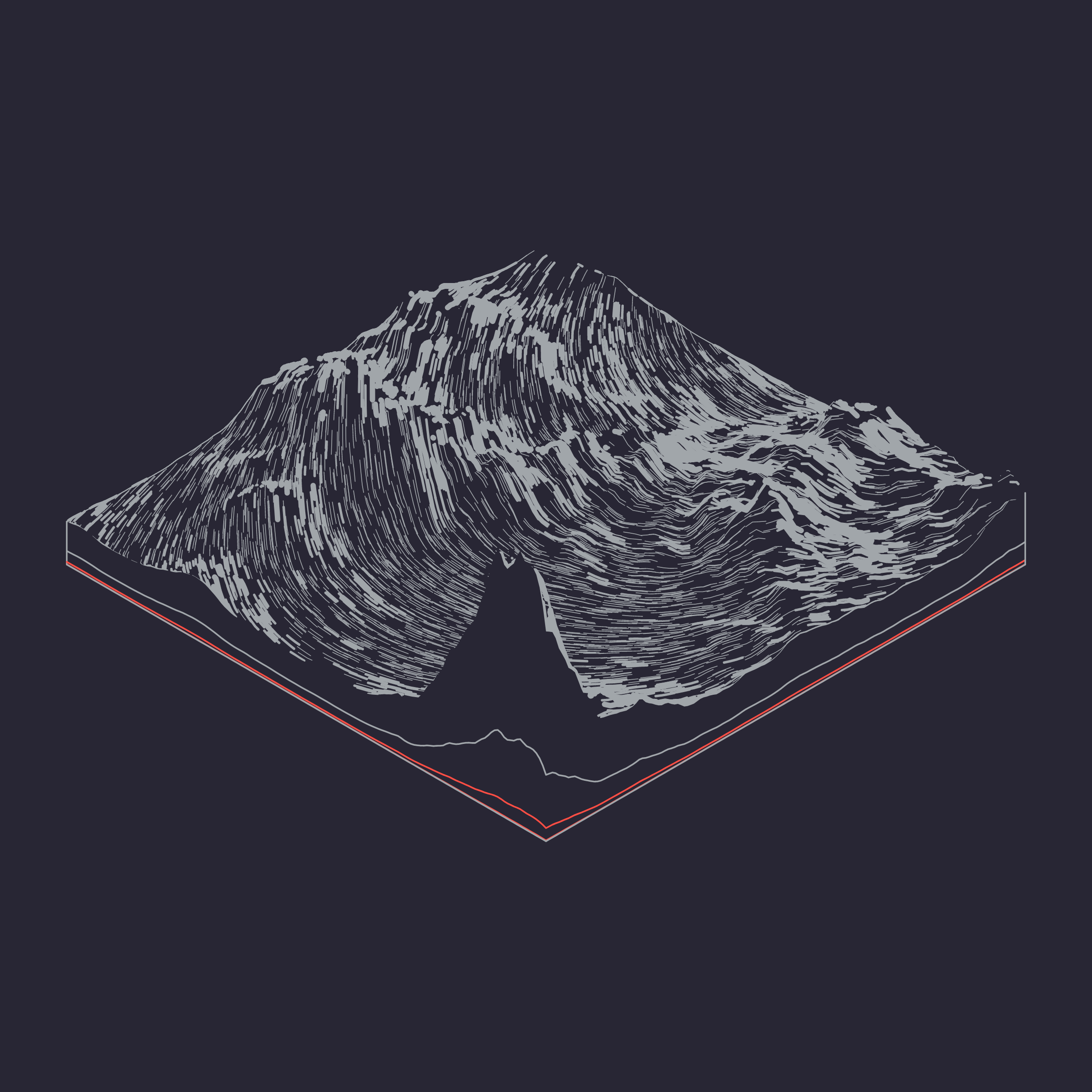 Art Blocks - Art Blocks v2 - Subscapes #138 - NFT # 53000138