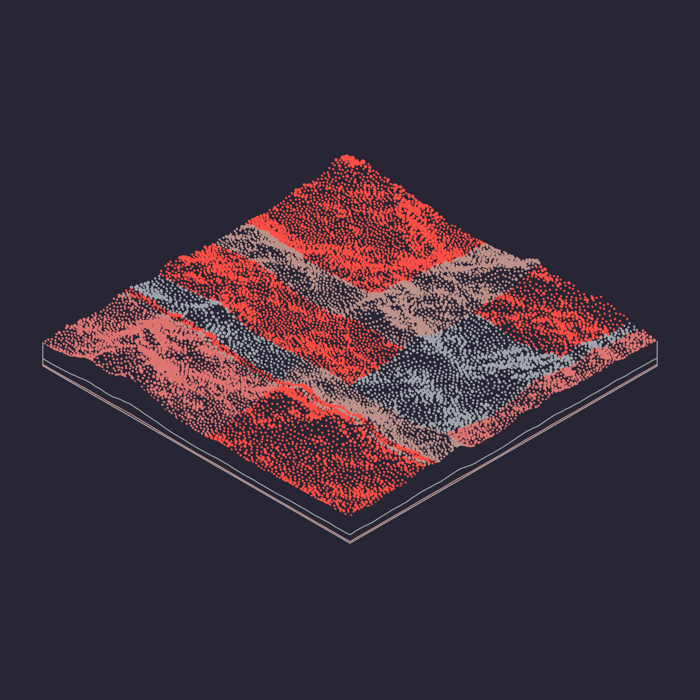 Art Blocks - Art Blocks v2 - Subscapes #142 - NFT # 53000142