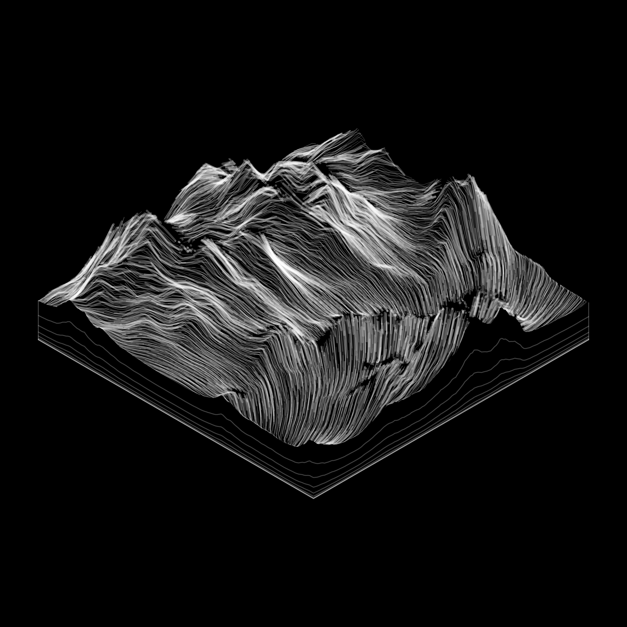 Art Blocks - Art Blocks v2 - Subscapes #143 - NFT # 53000143