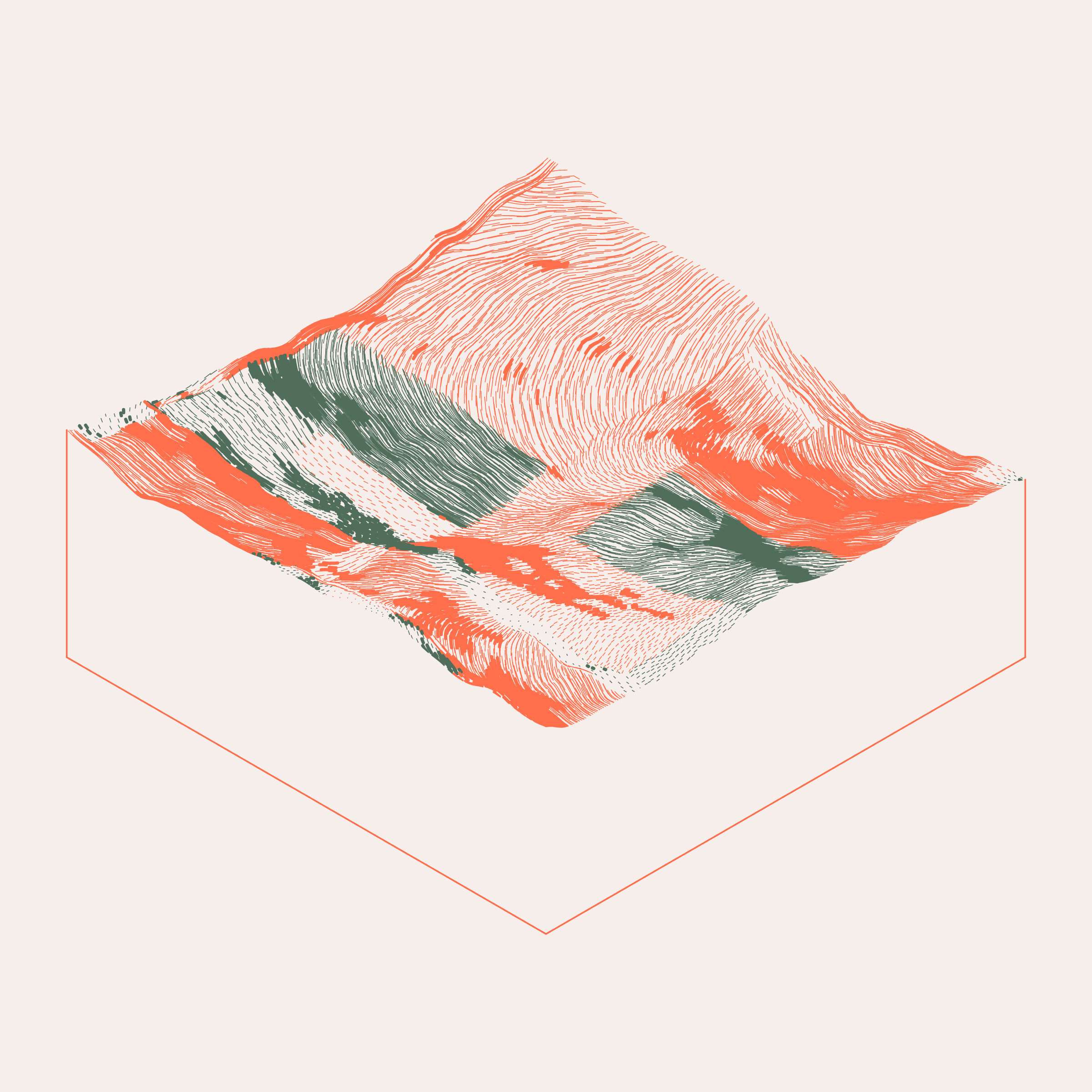 Art Blocks - Art Blocks v2 - Subscapes #145 - NFT # 53000145